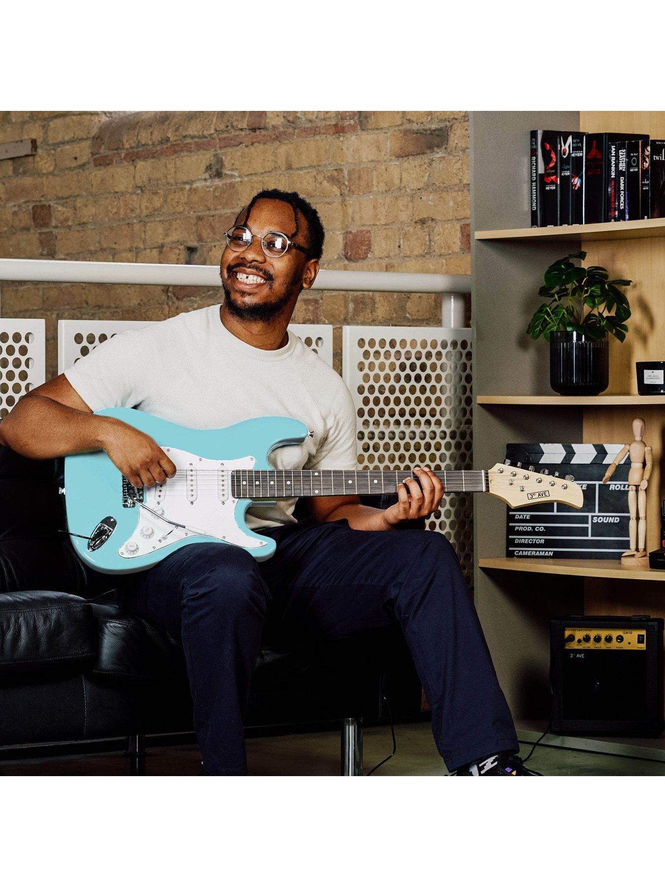 Image 5 of 6 of 3rd Avenue Electric Guitar Starter Pack - Pastel Blue