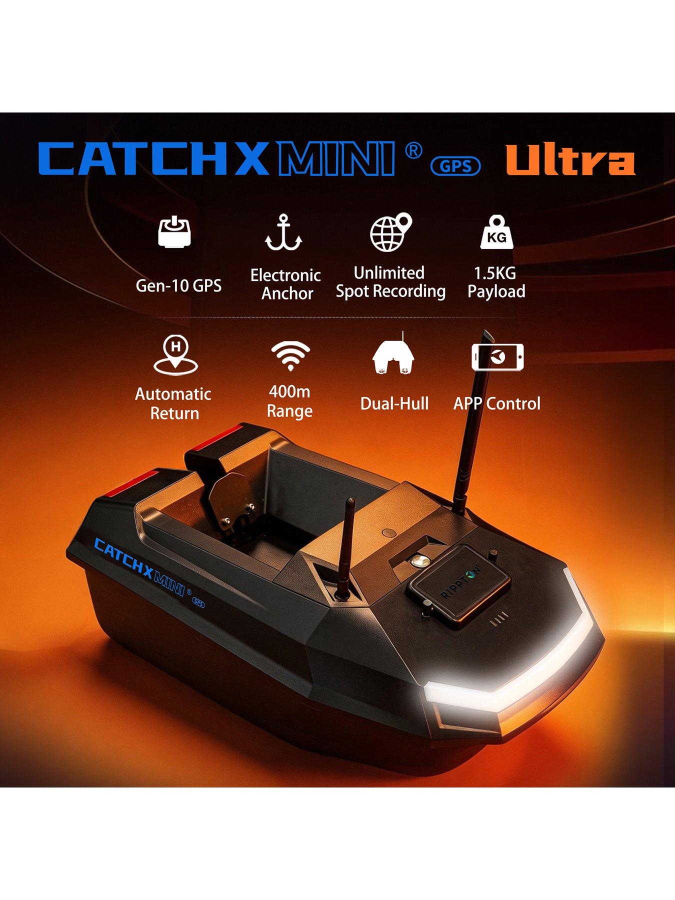 Image 2 of 7 of Rippton Rippton CatchX Mini Ultra Remote Control GPS Fishing Bait Boat