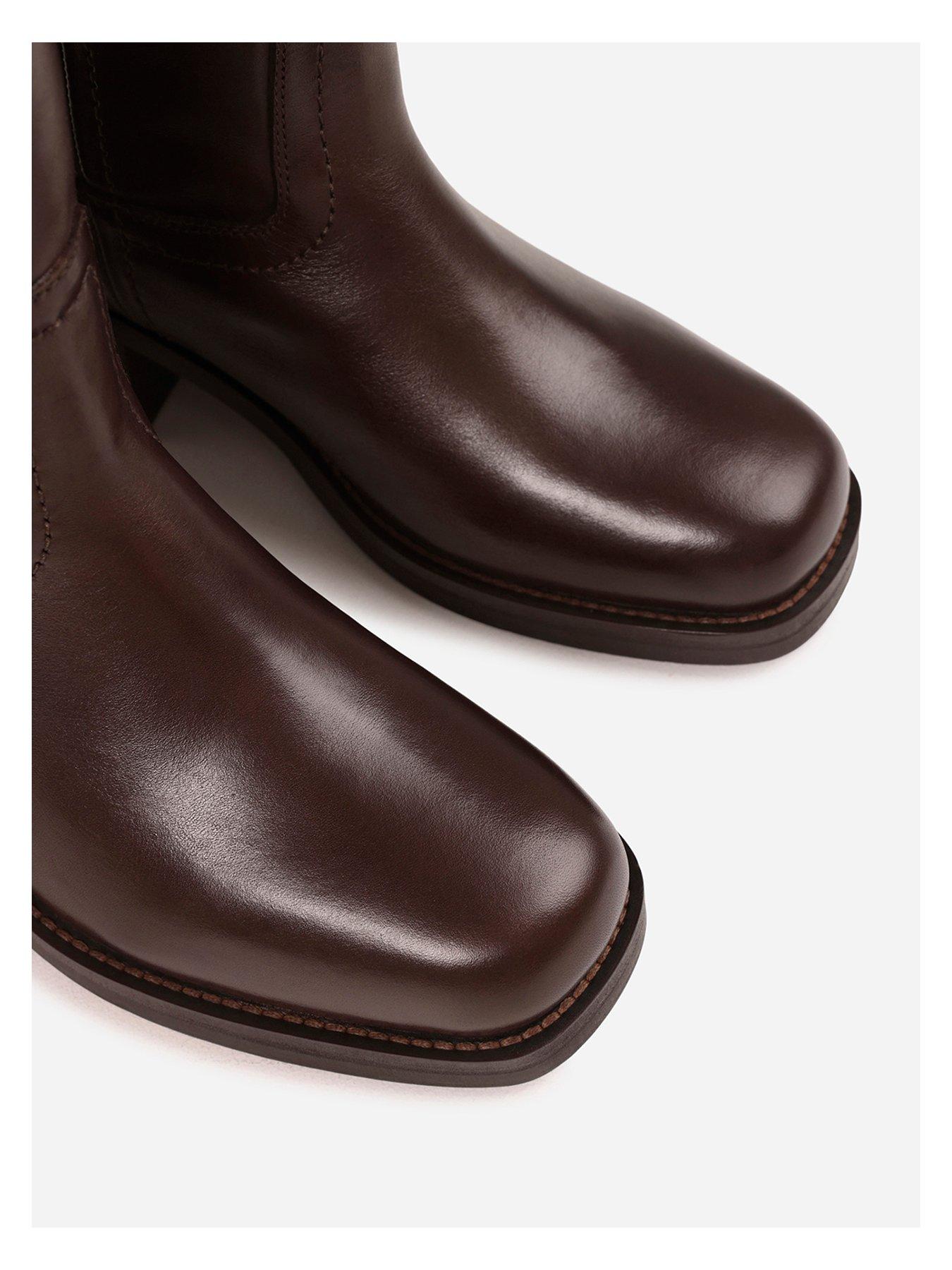 Image 4 of 7 of Bronx Ky-Ley Casual Block Heel Calf Boots - Brown