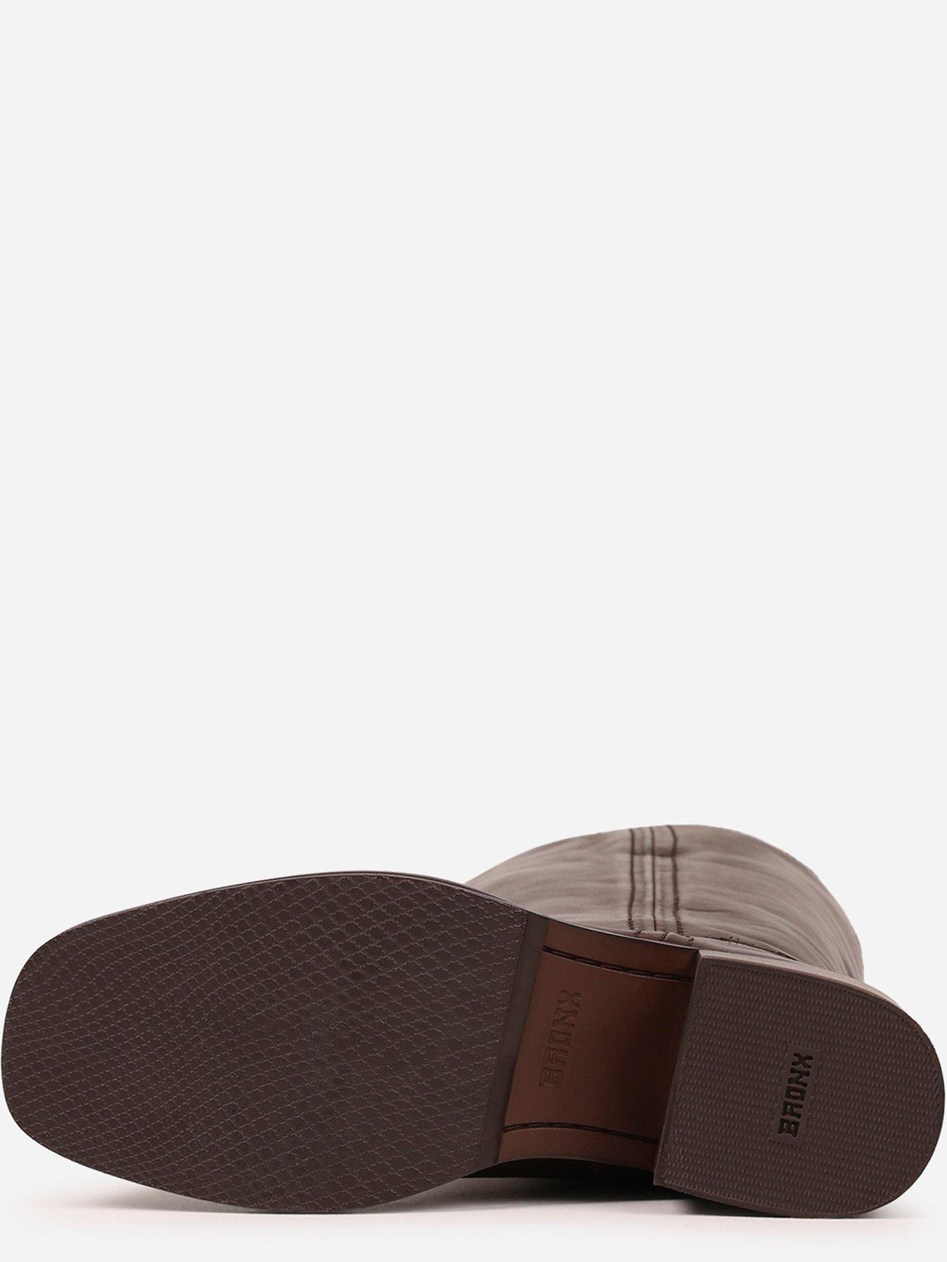 Image 5 of 7 of Bronx Ky-Ley Casual Block Heel Calf Boots - Brown