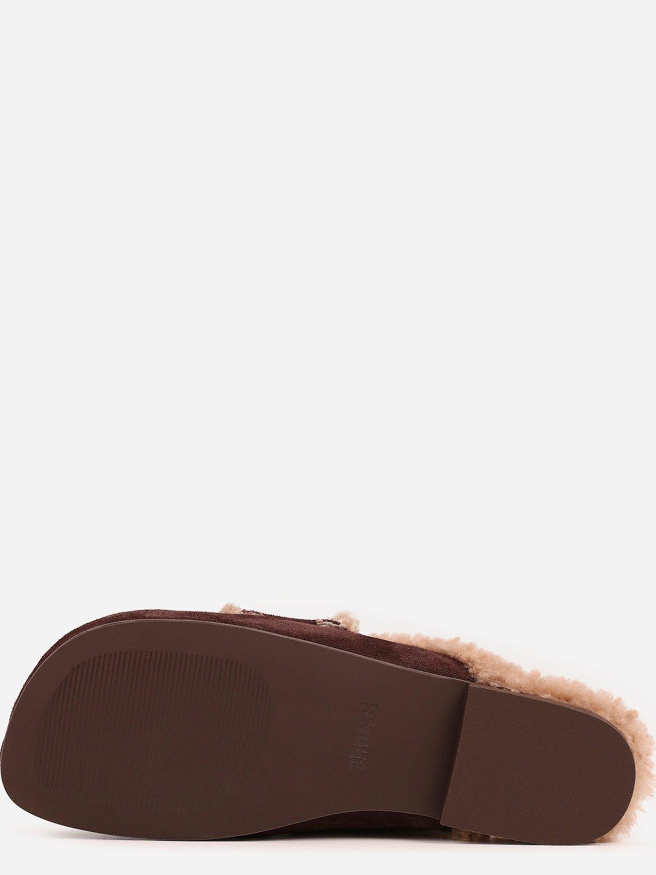 Image 5 of 7 of Bronx Jaxx-ie Fur Lined Mule - Brown