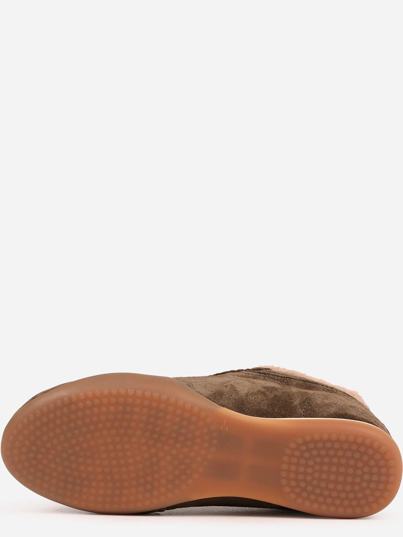 Image 5 of 7 of Bronx Park-Err Gum Sole Fur Trainers - Brown