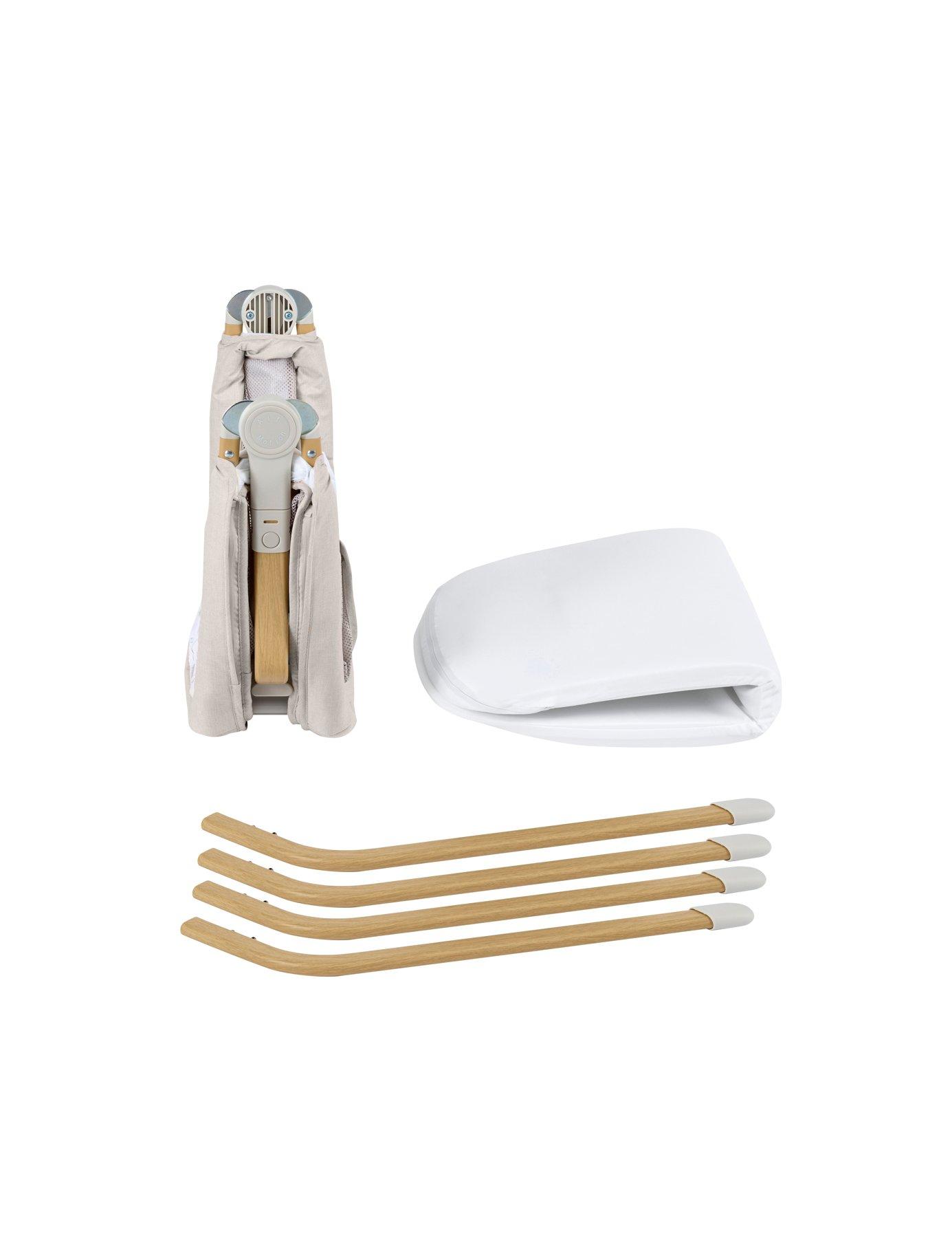 Image 3 of 6 of Babymore Air Motion Gliding Crib - Cream