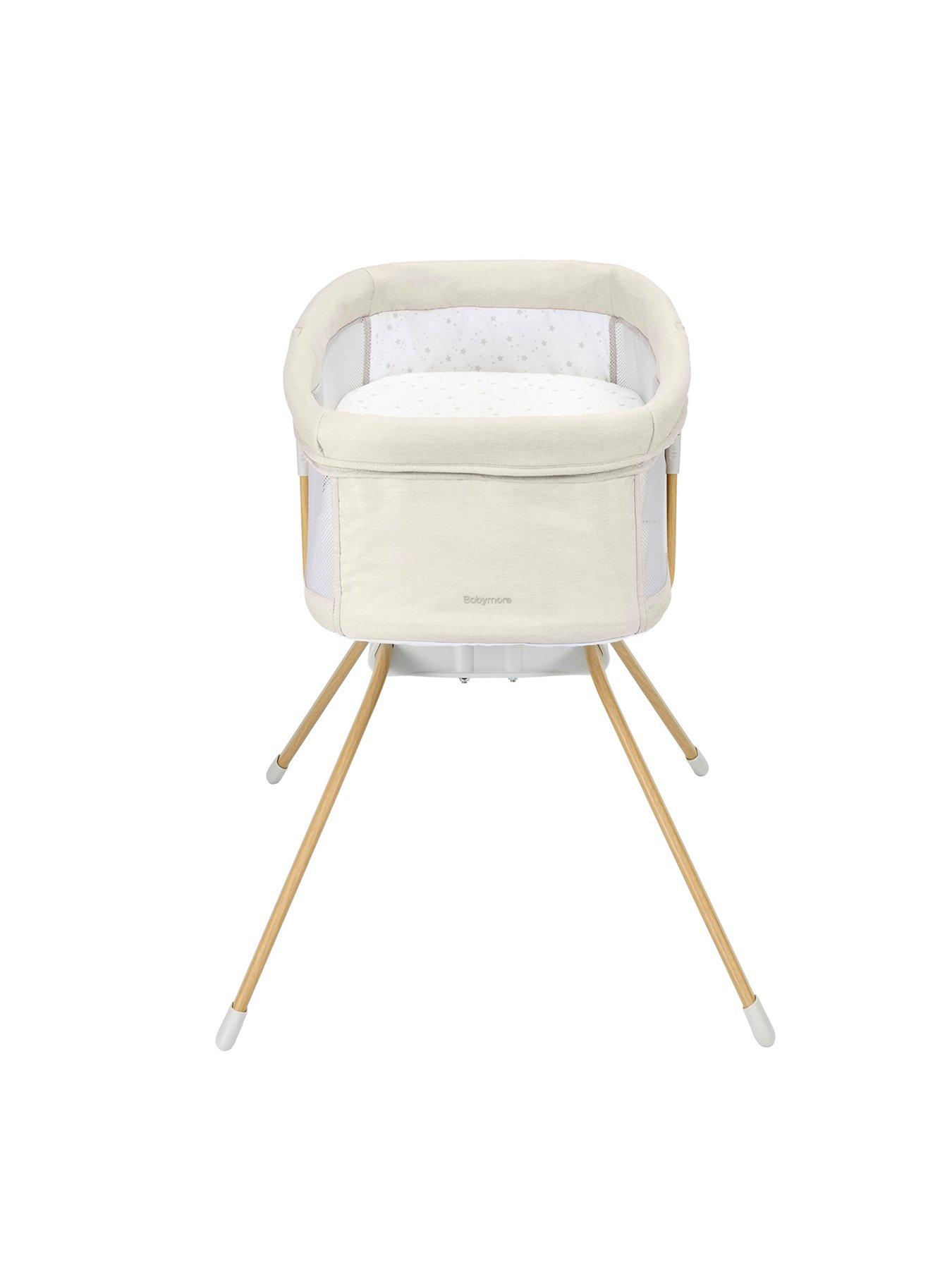 Image 6 of 6 of Babymore Air Motion Gliding Crib - Cream