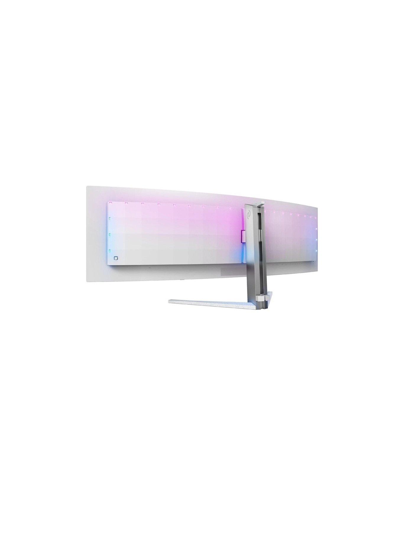 Image 7 of 7 of Philips Evnia 8000 49M2C8900L/00 Widescreen Curved Gaming Monitor - 49in, Dual QHD, QD-OLED, 144Hz, White