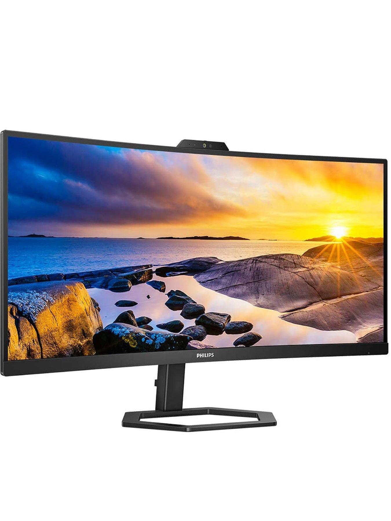 Image 2 of 7 of Philips 5000 Series 34E1C5600HE/00 Widescreen Curved Monitor - 34in, WQHD, VA, 100Hz, Black