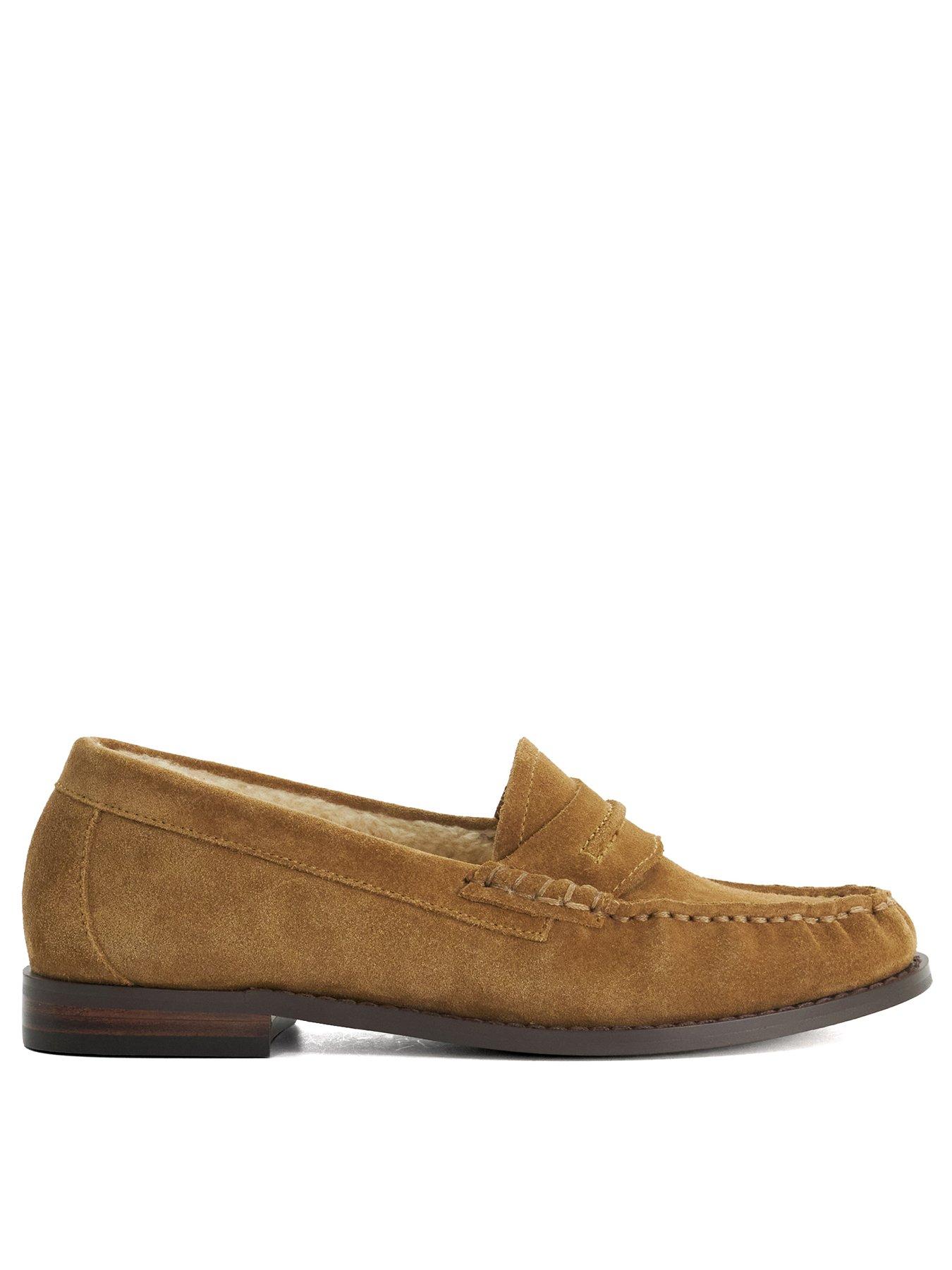 Image 1 of 5 of Dune London Genuinee Loafers - Beige