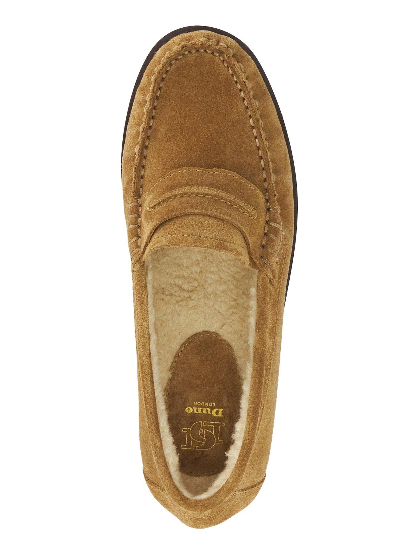 Image 4 of 5 of Dune London Genuinee Loafers - Beige