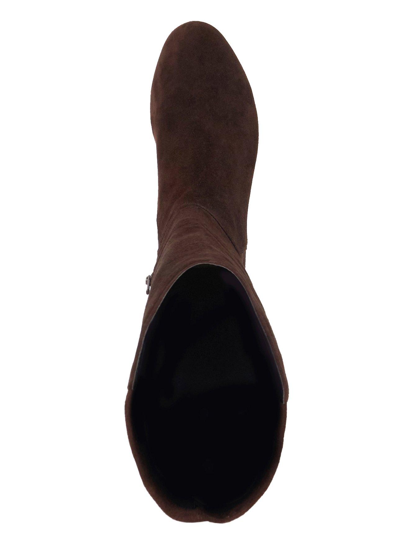Image 4 of 6 of Dune London Tayla Knee High Boots - Brown