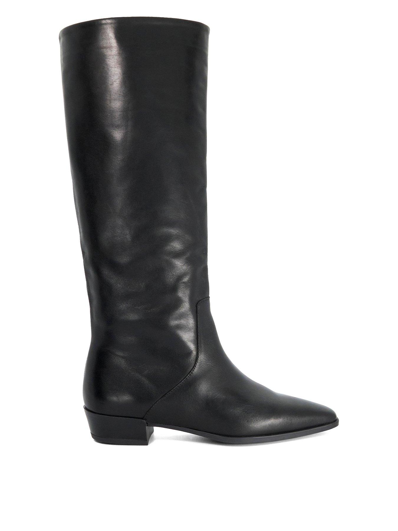 Dune London Torrie Knee High Boots - Black