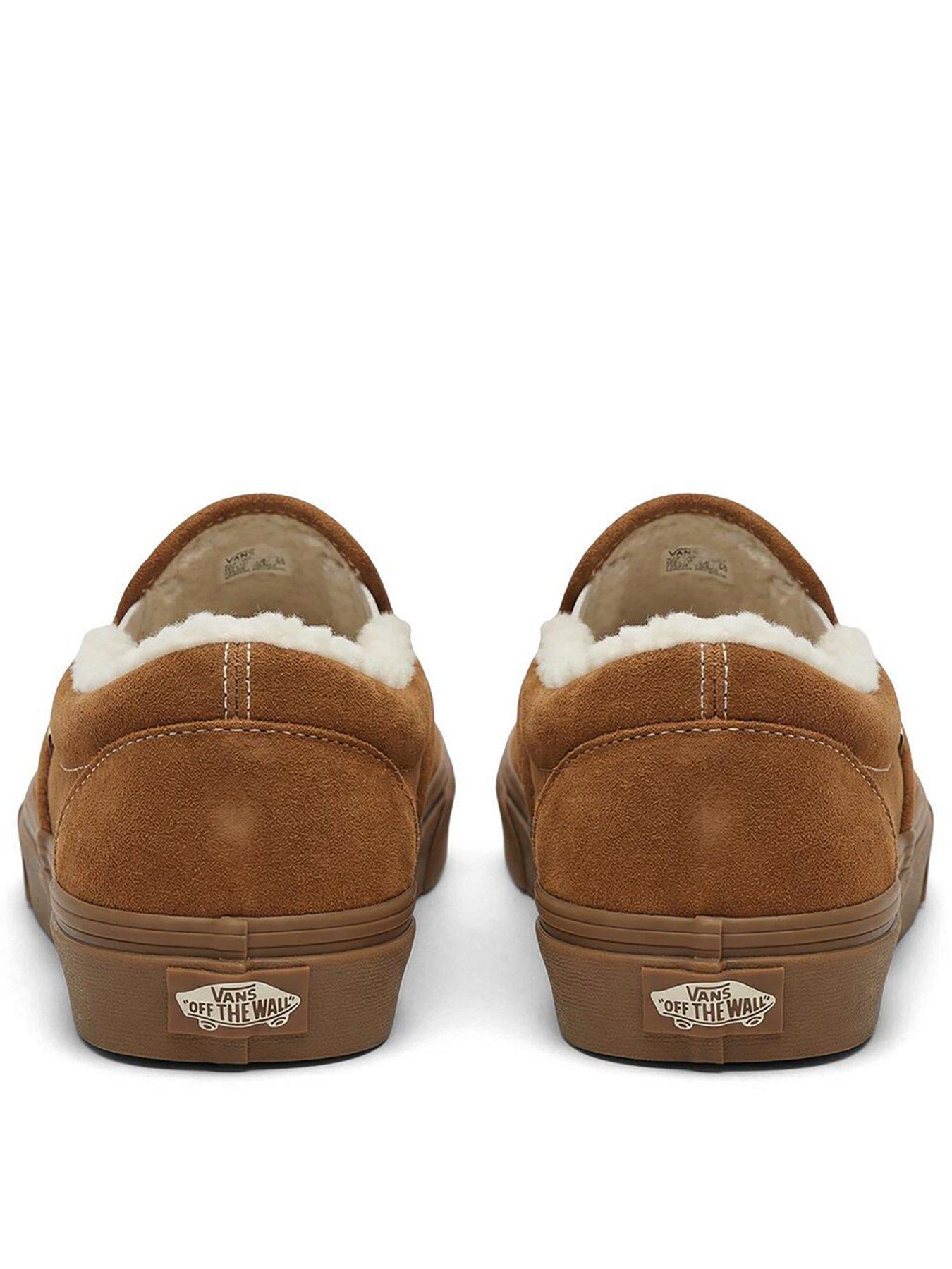 Image 3 of 4 of Vans Kids Sherpa Slip-On Trainers - Tan
