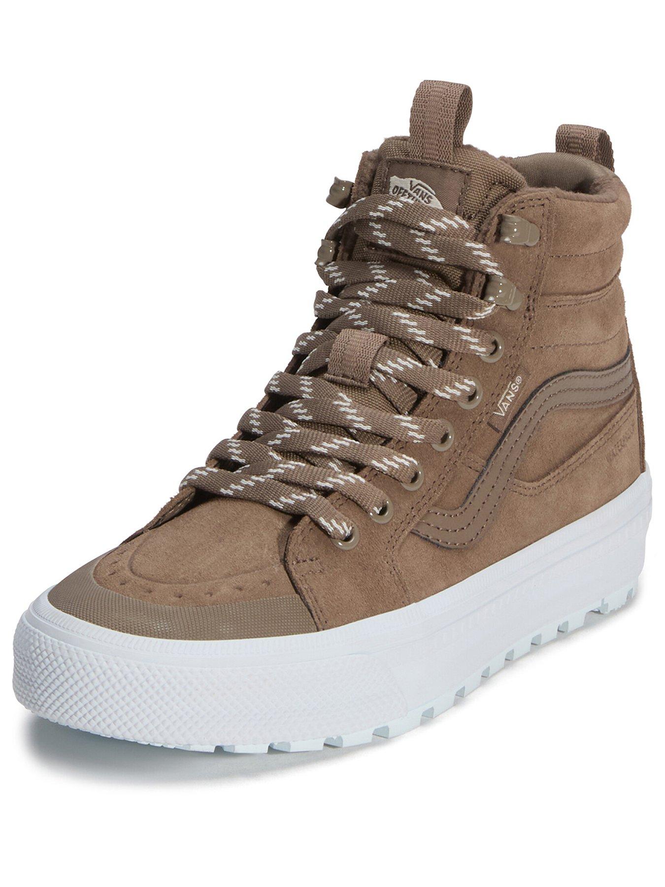 Image 2 of 3 of Vans SK8-Hi High Top Trainers - Brown