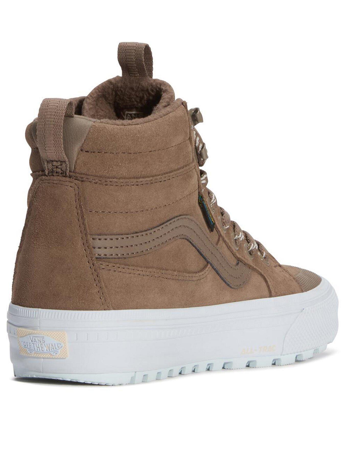 Image 3 of 3 of Vans SK8-Hi High Top Trainers - Brown