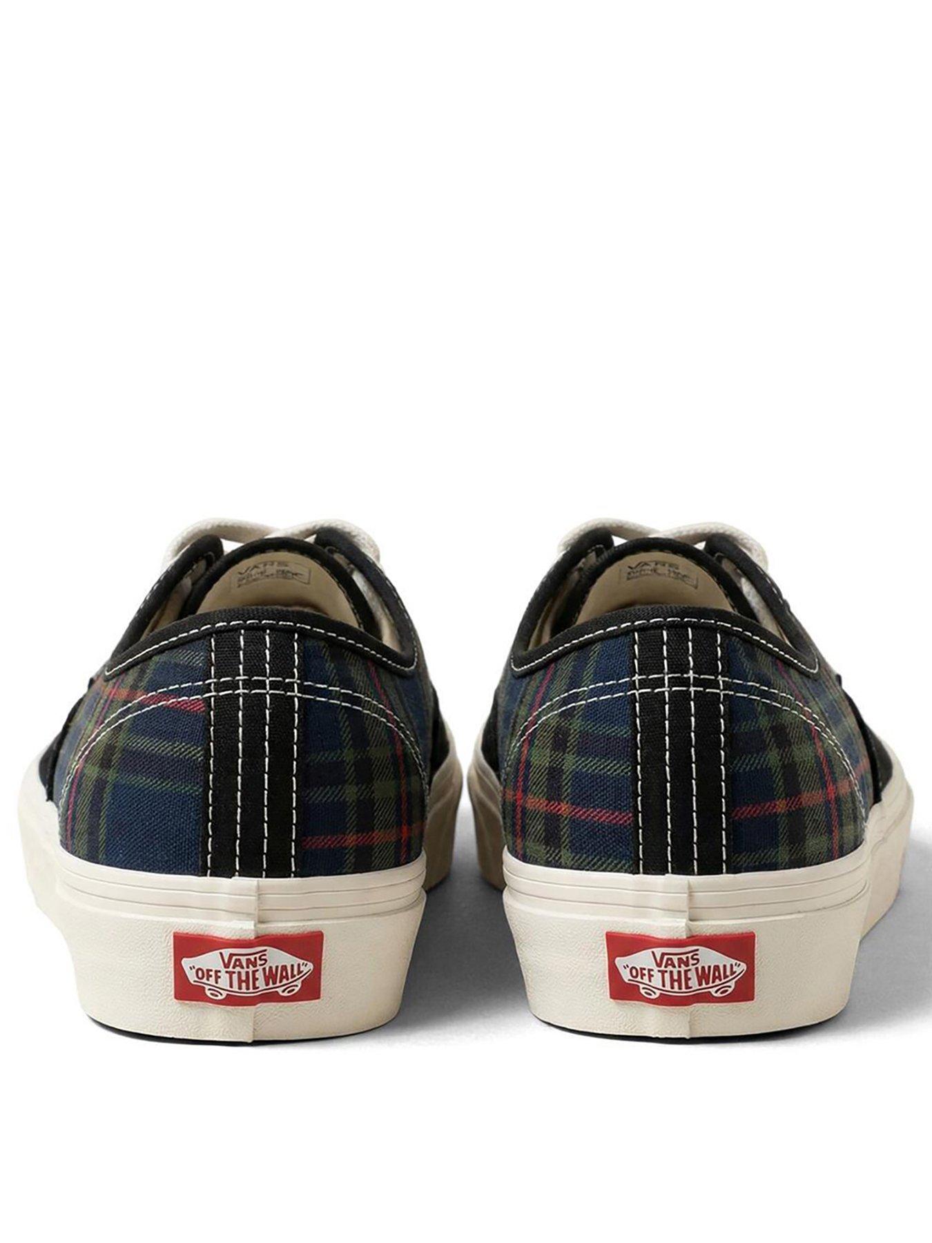 Image 3 of 4 of Vans Unisex Vans Plaid Authentic Trainers - Black