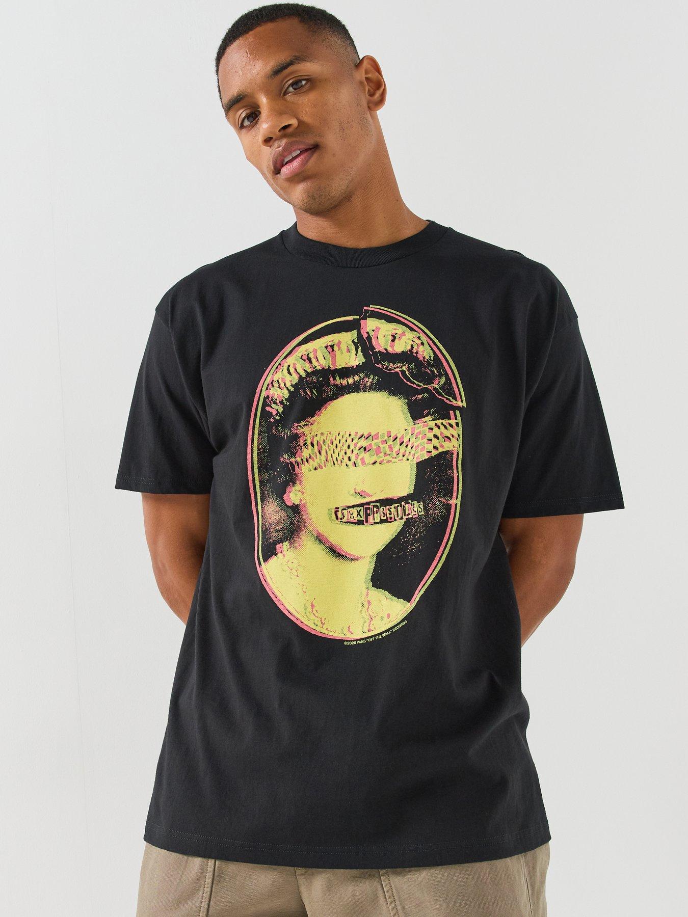 Image 1 of 5 of Vans Mens Sex Pistols Pretty Vacant Short Sleeve Tee - Black