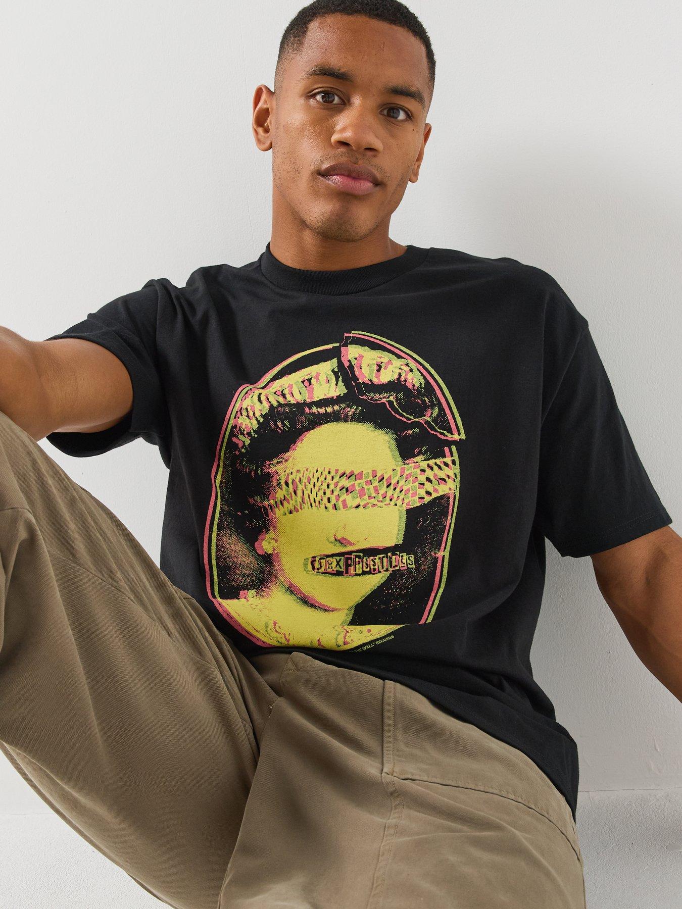 Image 4 of 5 of Vans Mens Sex Pistols Pretty Vacant Short Sleeve Tee - Black