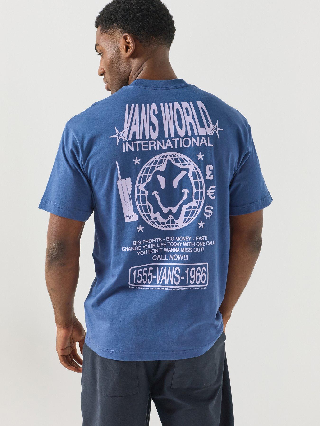 Vans Mens Vans World Intl Ss Tee - True Navy