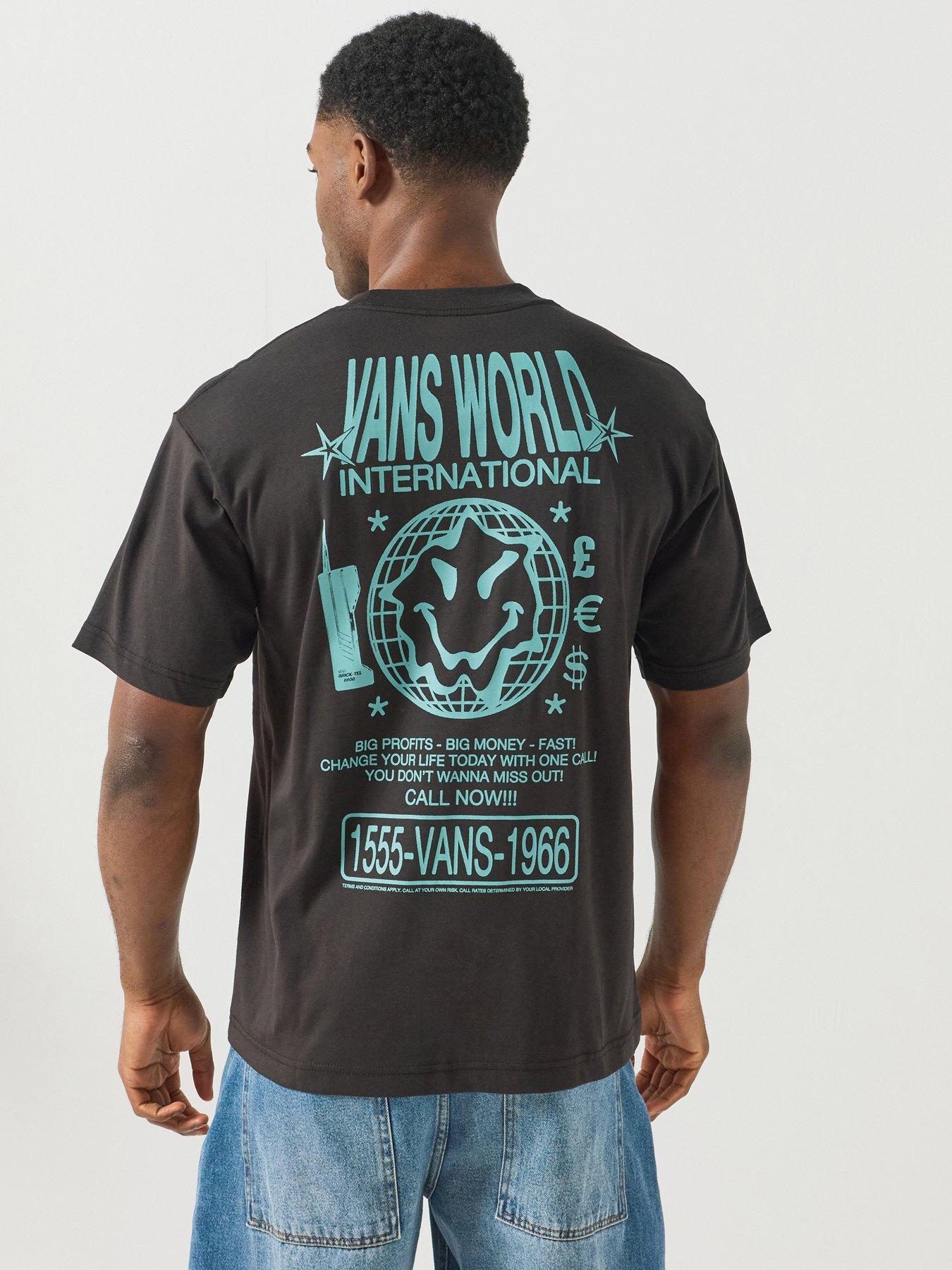 Vans Mens Vans World Tee - Black