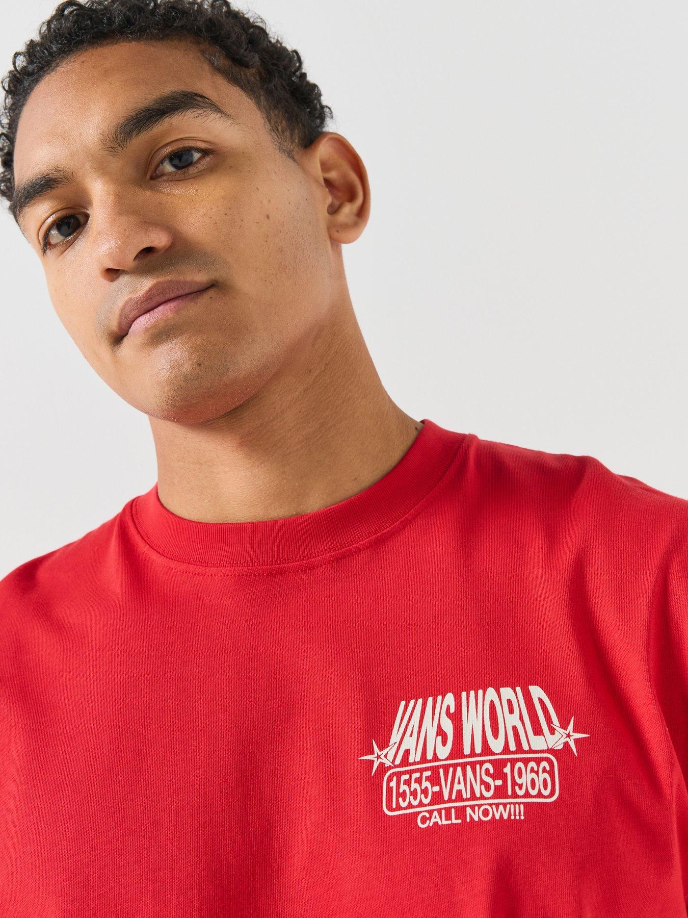 Image 5 of 5 of Vans Mens Vans World Tee - Racing Red