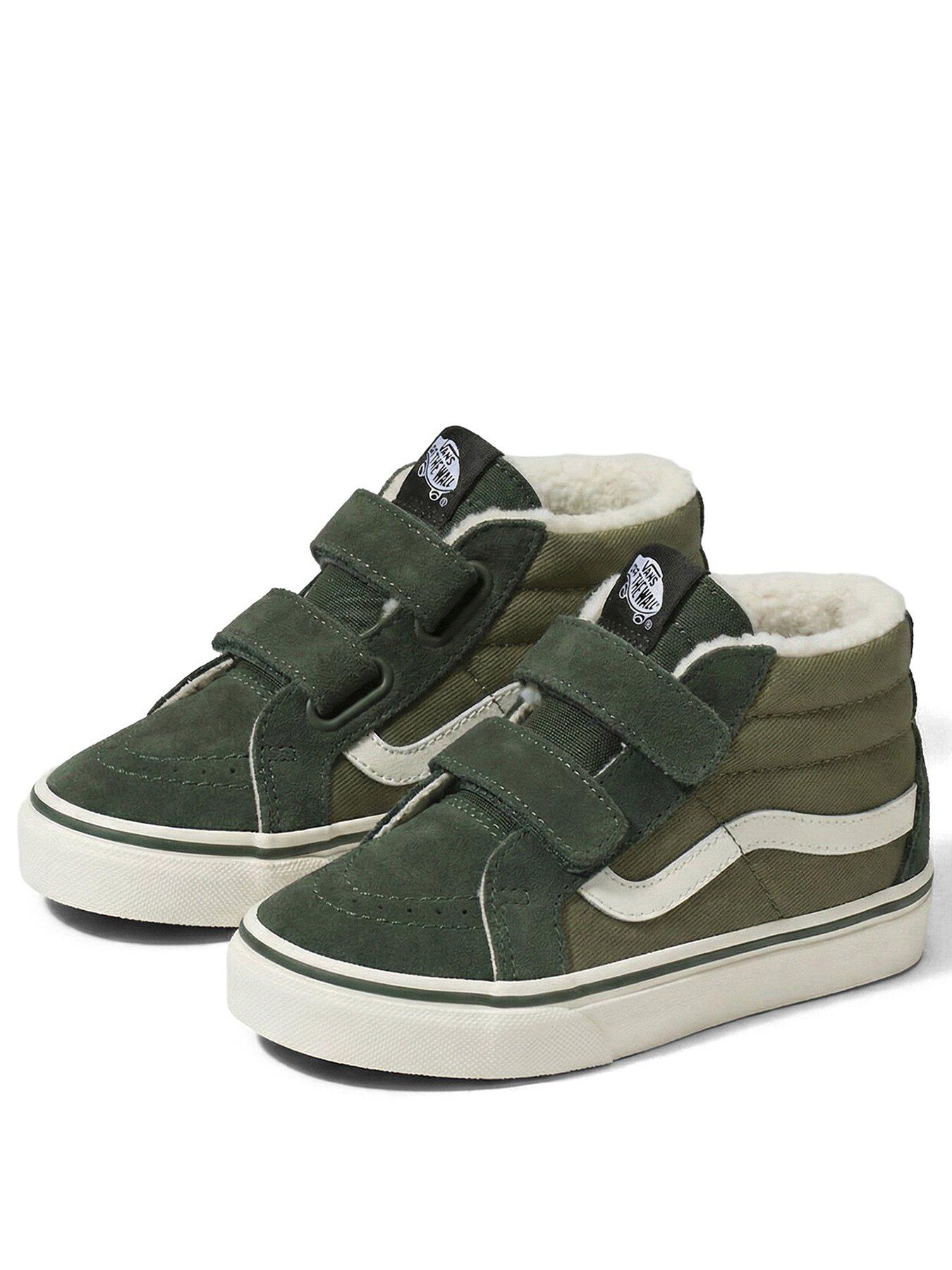 Image 2 of 4 of Vans Infants Sherpa SK8-Mid V Trainers - Green