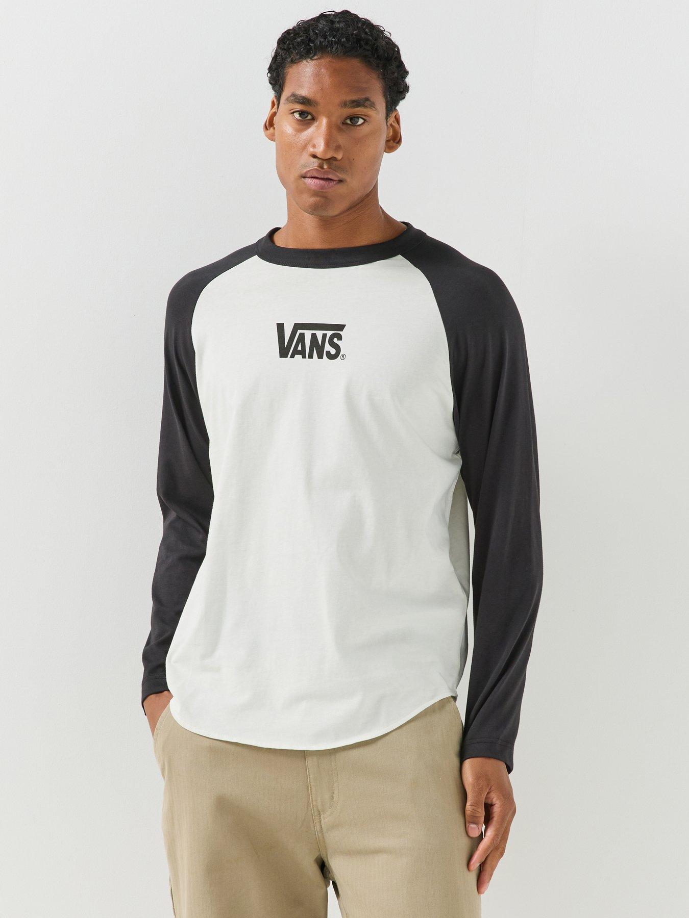 Image 1 of 6 of Vans Mens Core Raglan Ls Tee - Black