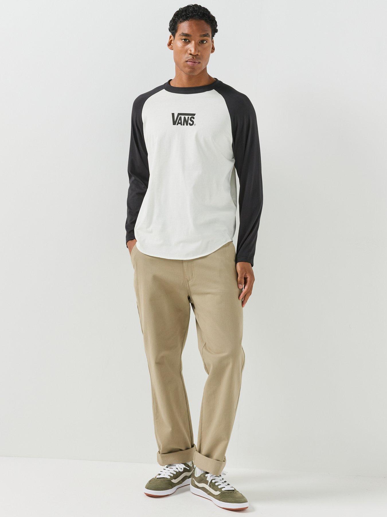 Image 3 of 6 of Vans Mens Core Raglan Ls Tee - Black