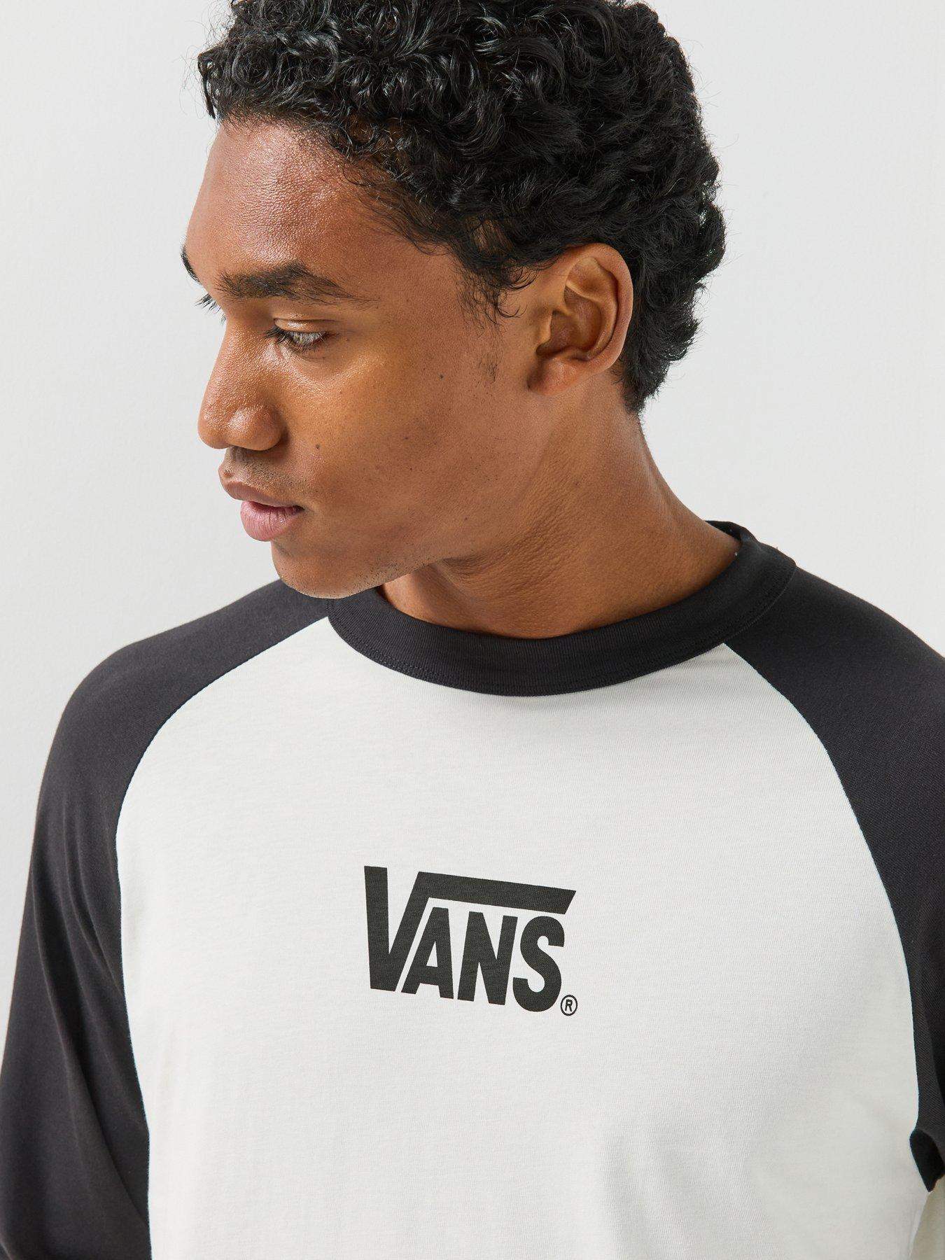 Image 4 of 6 of Vans Mens Core Raglan Ls Tee - Black