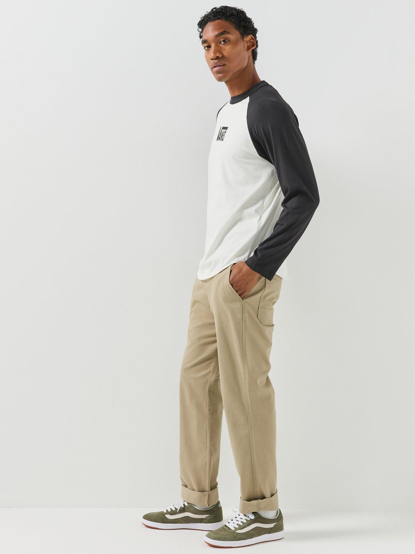 Image 5 of 6 of Vans Mens Core Raglan Ls Tee - Black