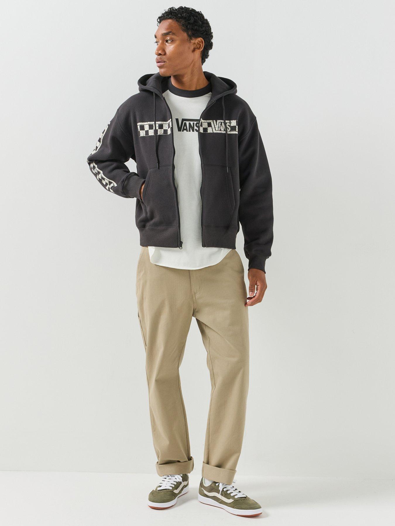 Image 6 of 6 of Vans Mens Core Raglan Ls Tee - Black