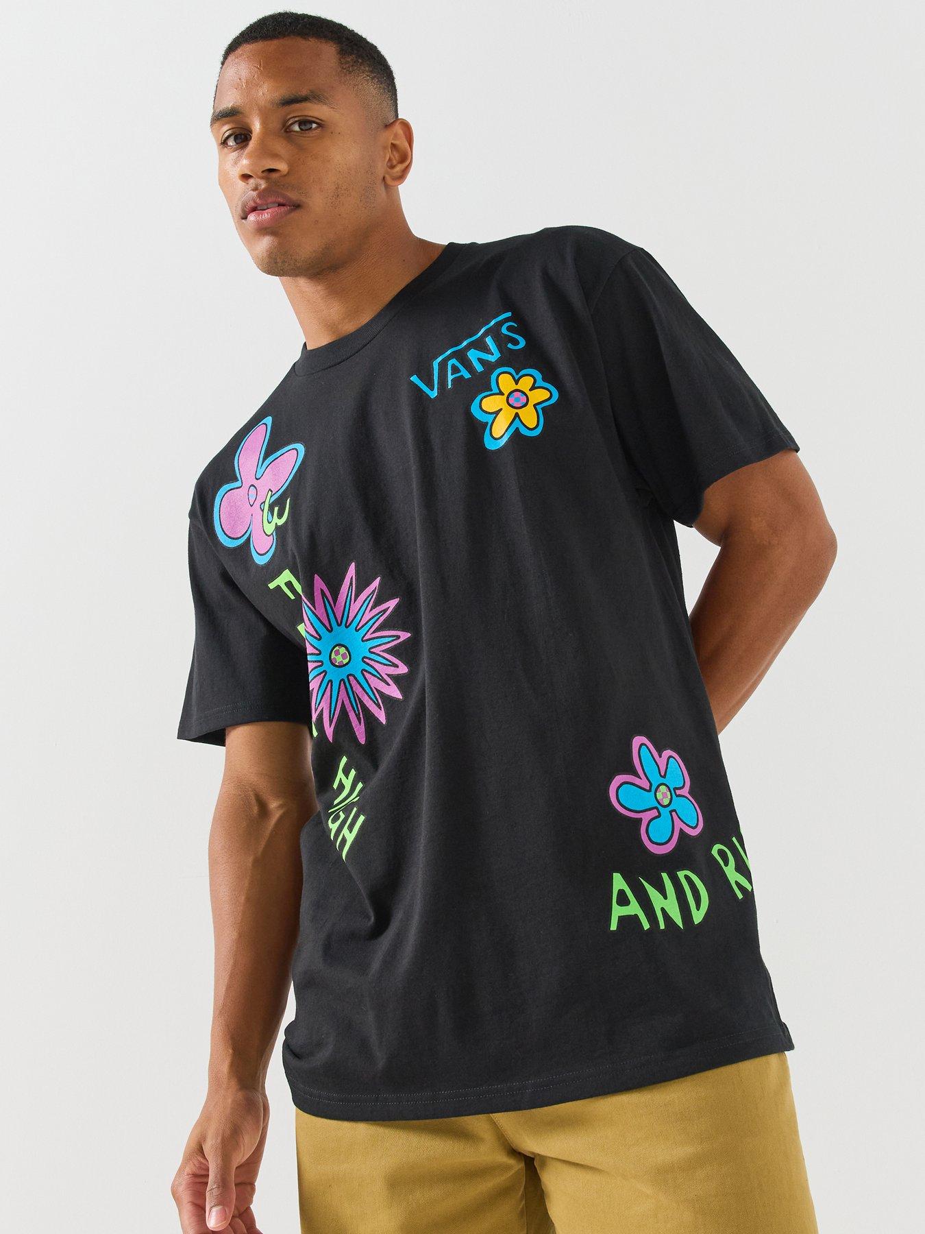 Image 1 of 5 of Vans Mens De La Soul 3 Feet High And Rising Ss Tee - Black