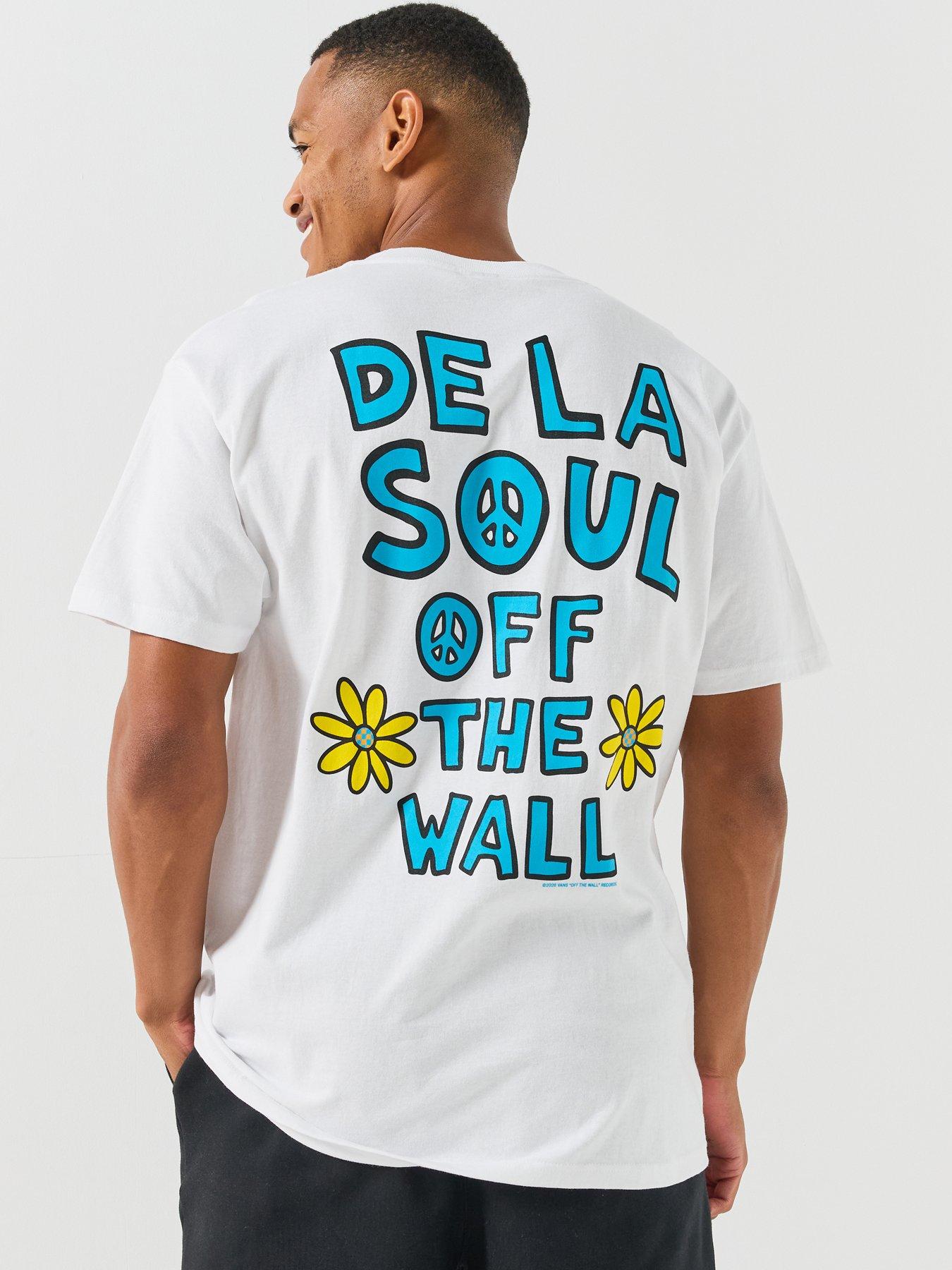 Image 2 of 5 of Vans Mens De La Soul D.a.i.s.y Short Sleeve Tee - White