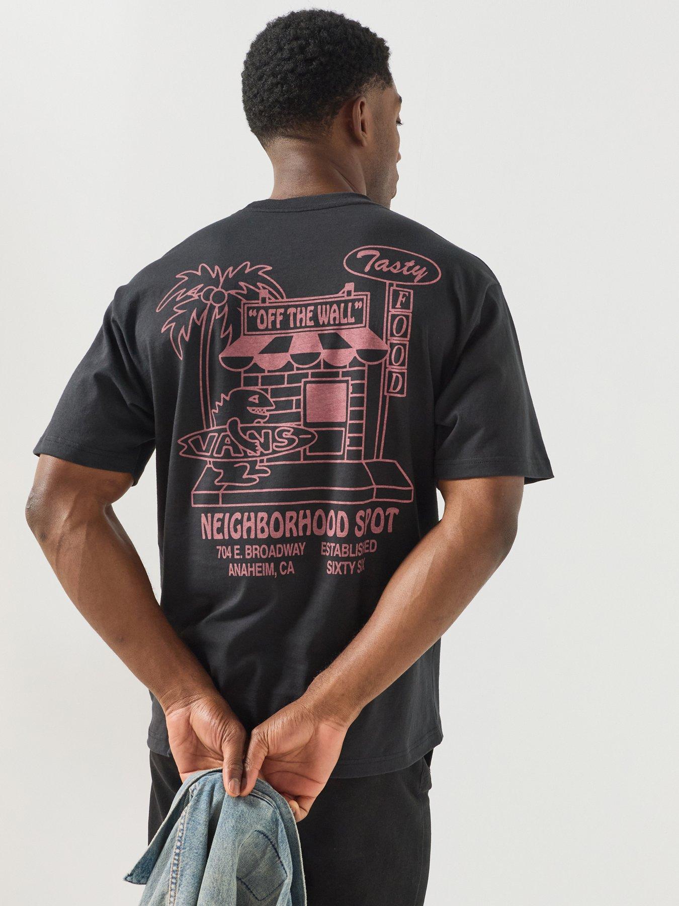 Vans Mens Food Spot Tee - Black