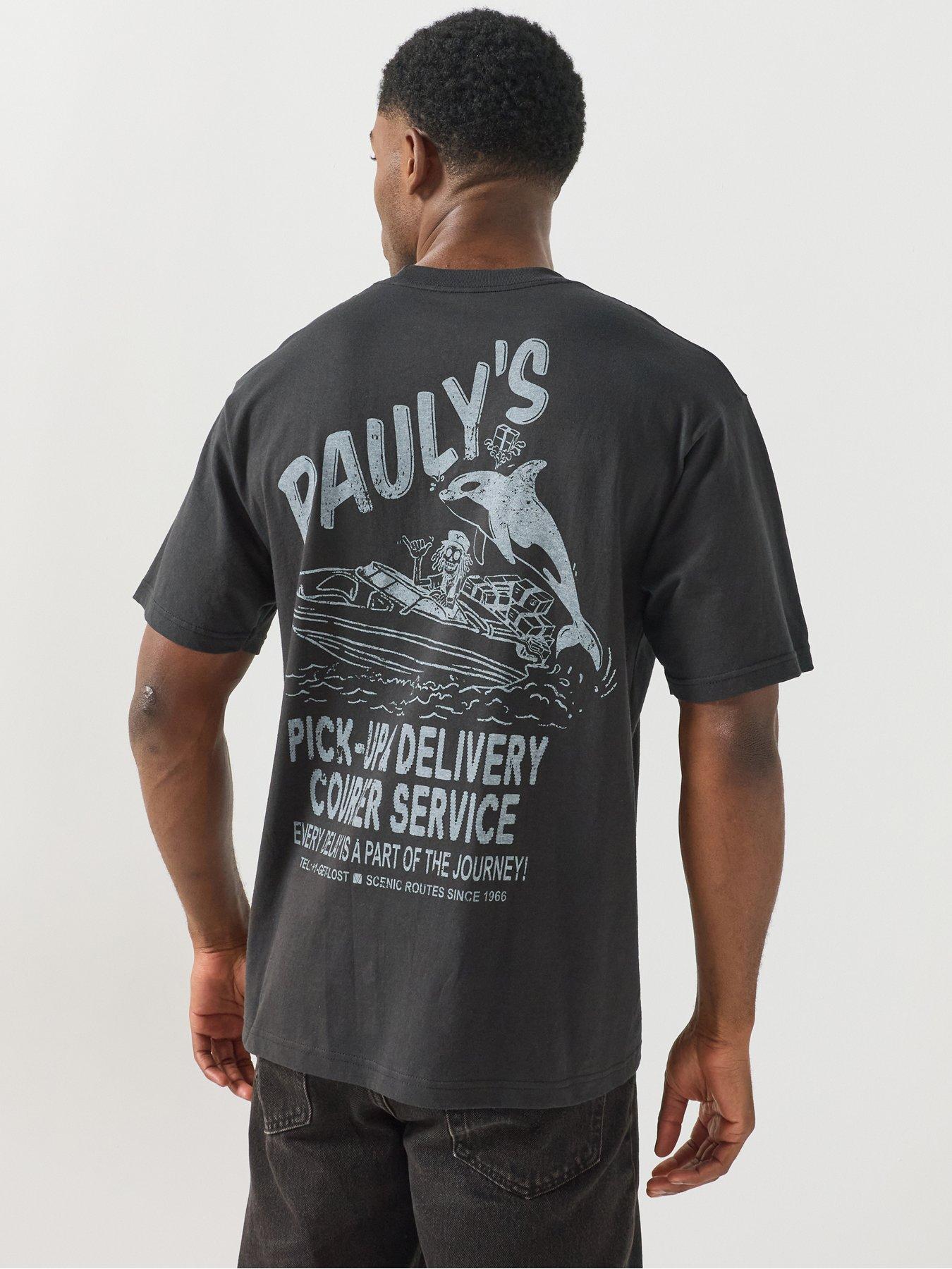 Vans Mens Pauly's Delivery Tee - Black
