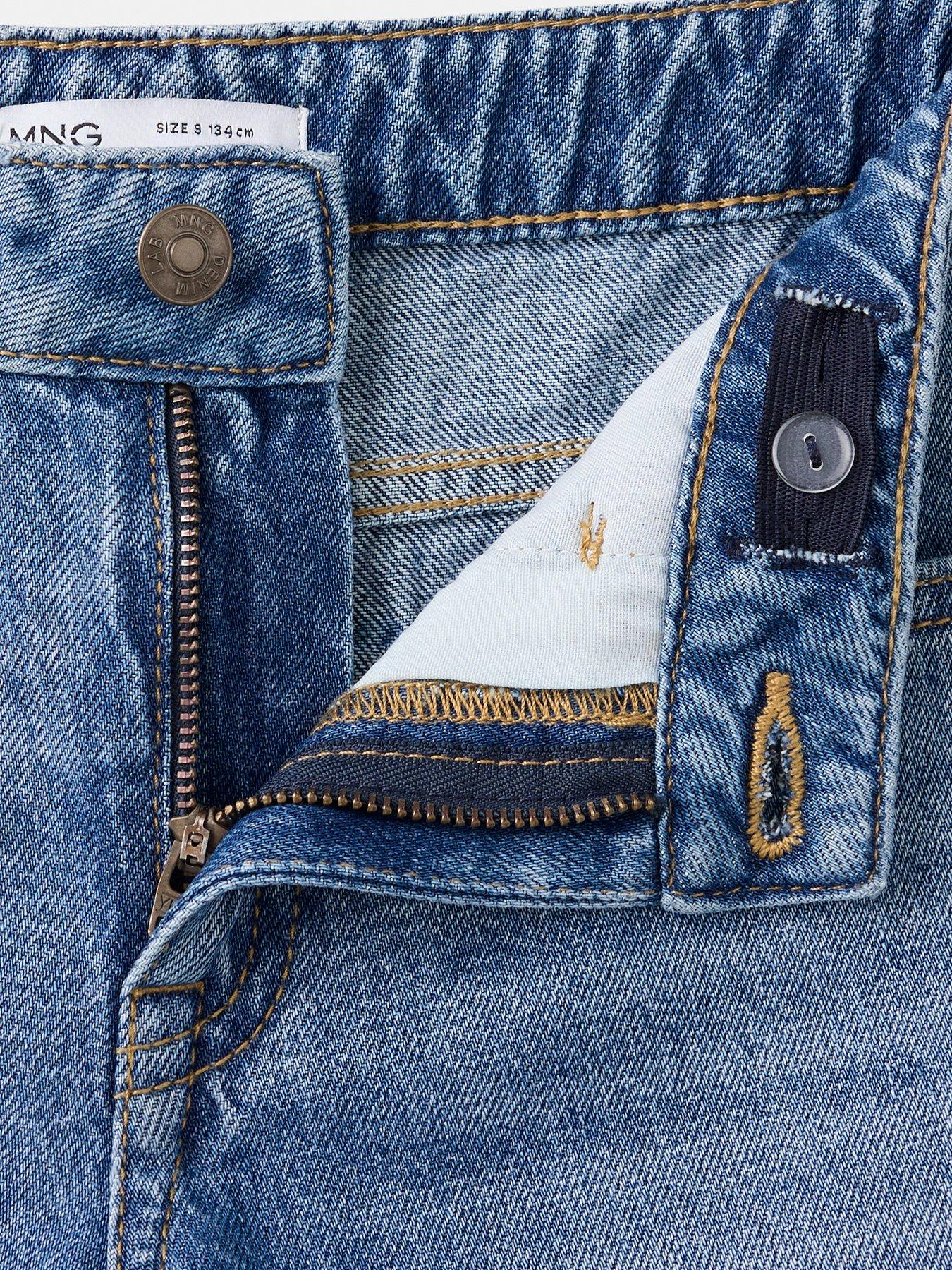 Image 4 of 5 of Mango Boys Regular Fit Jeans - Blue