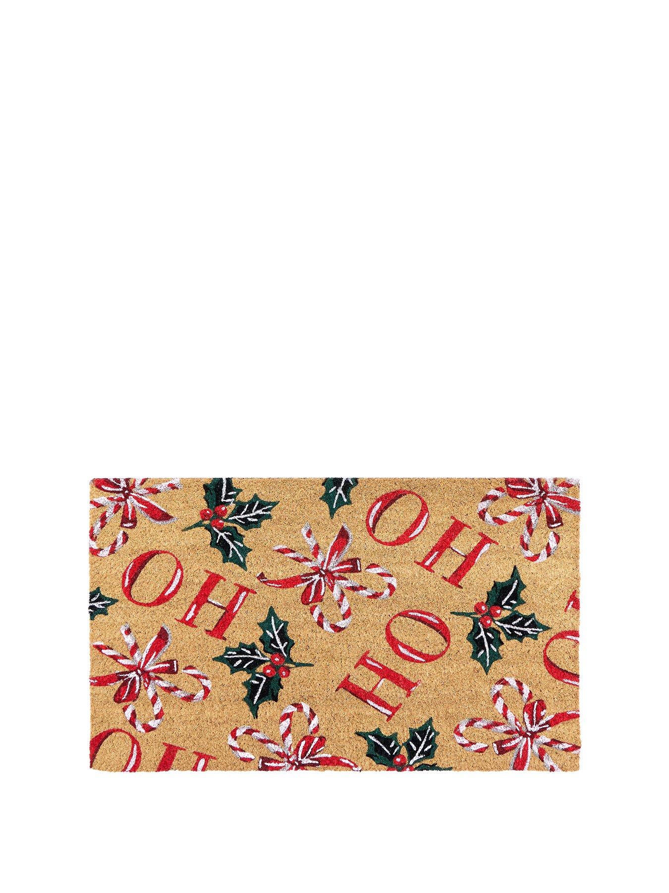Image 2 of 3 of The Very Collection Ho Ho Ho Coir Doormat 45x75