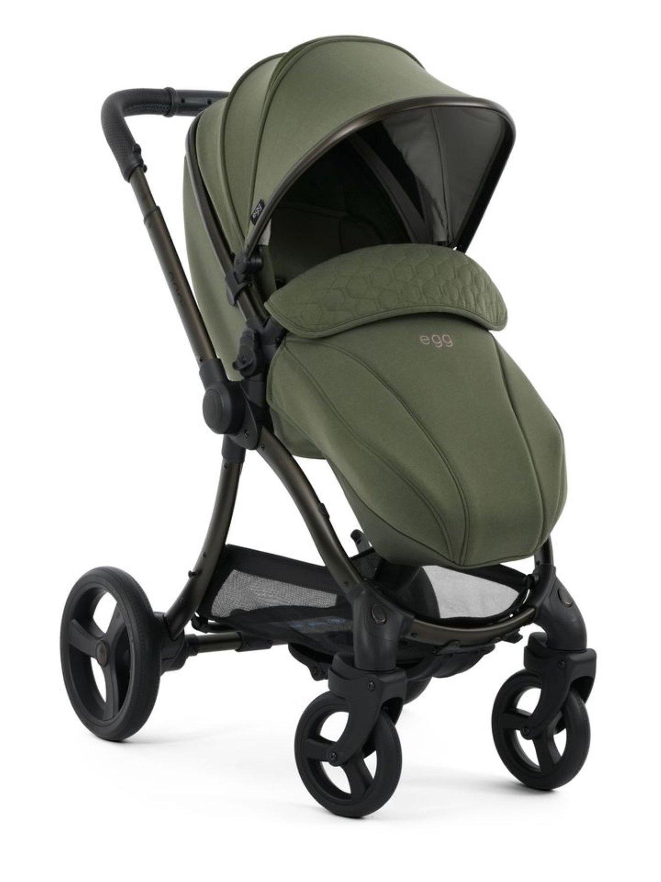 Image 2 of 6 of Egg egg3 Luxury Bundle with 360 egg shell Car Seat &amp; base - Sage