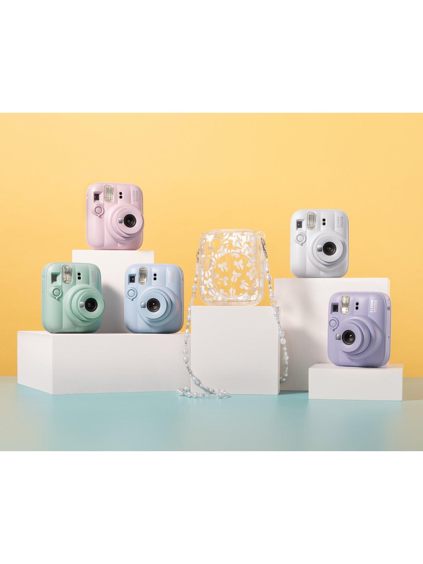 Image 7 of 8 of Fujifilm Instax Fujifilm Instax Mini 13 Camera inc Skinny Dip Case &amp; 20 Shot Film - Clay White
