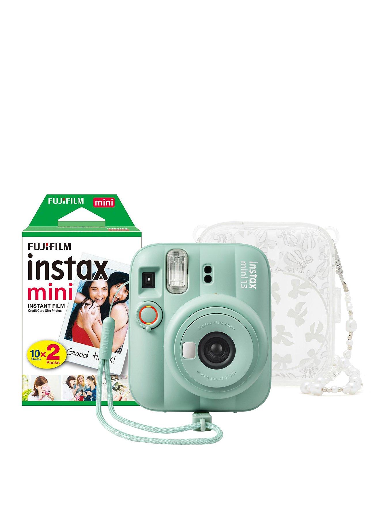Fujifilm Instax Fujifilm Instax Mini 13 Camera inc Skinny Dip Case  &  20 Shot Film - Lagoon Green