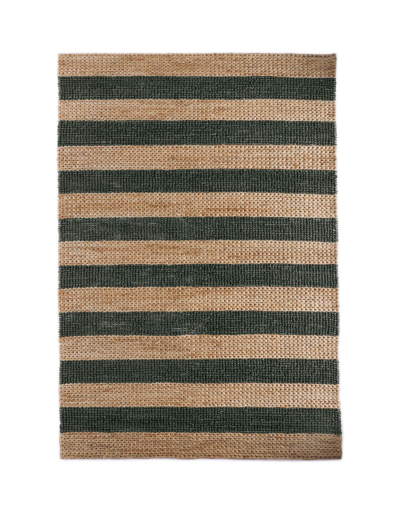 Image 2 of 5 of The Very Collection Bondi Jute Stripe Rug