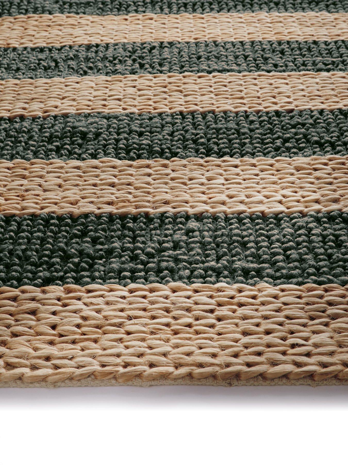 Image 5 of 5 of The Very Collection Bondi Jute Stripe Rug
