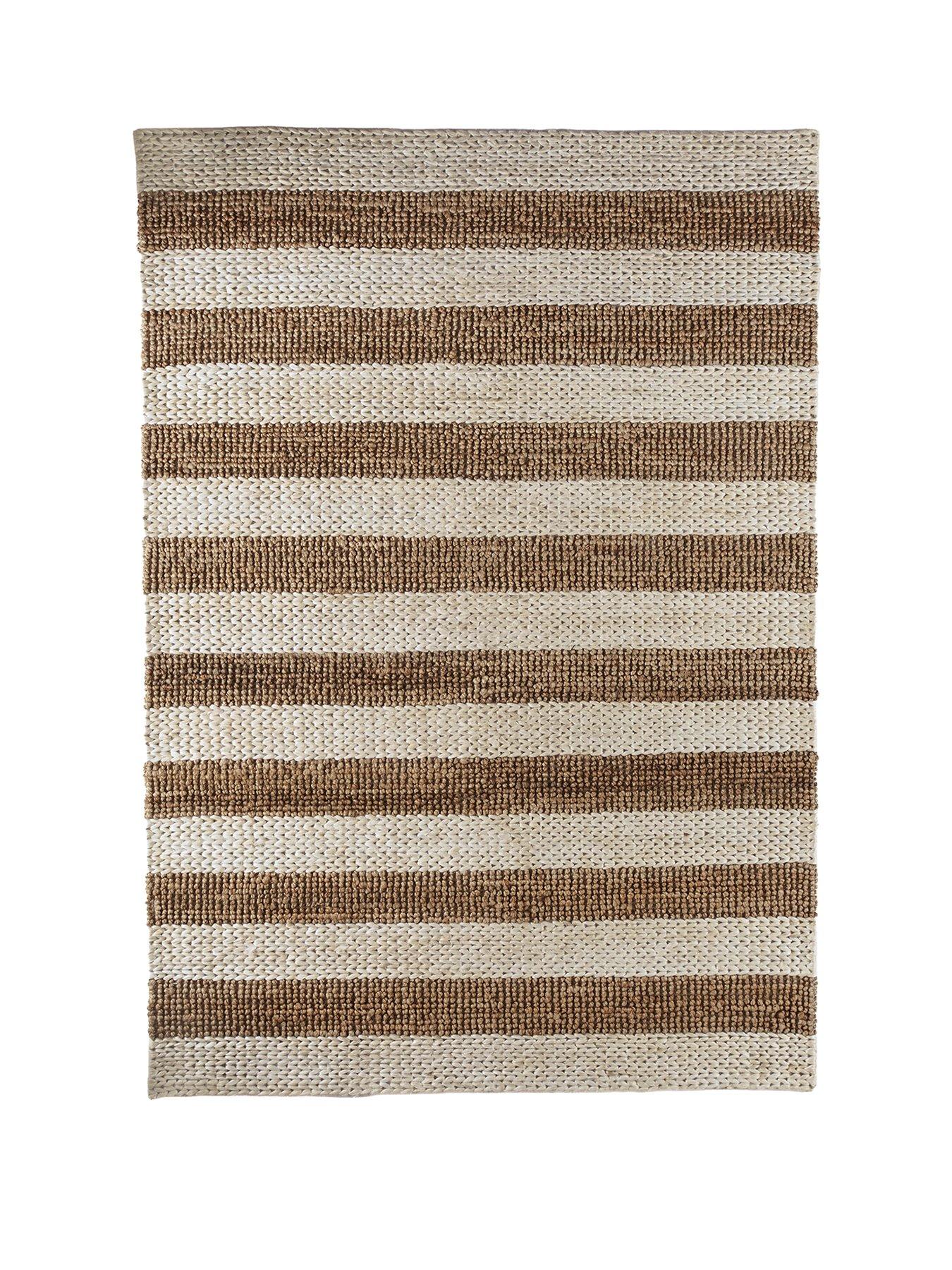 Image 2 of 5 of The Very Collection Bondi Jute Stripe Rug