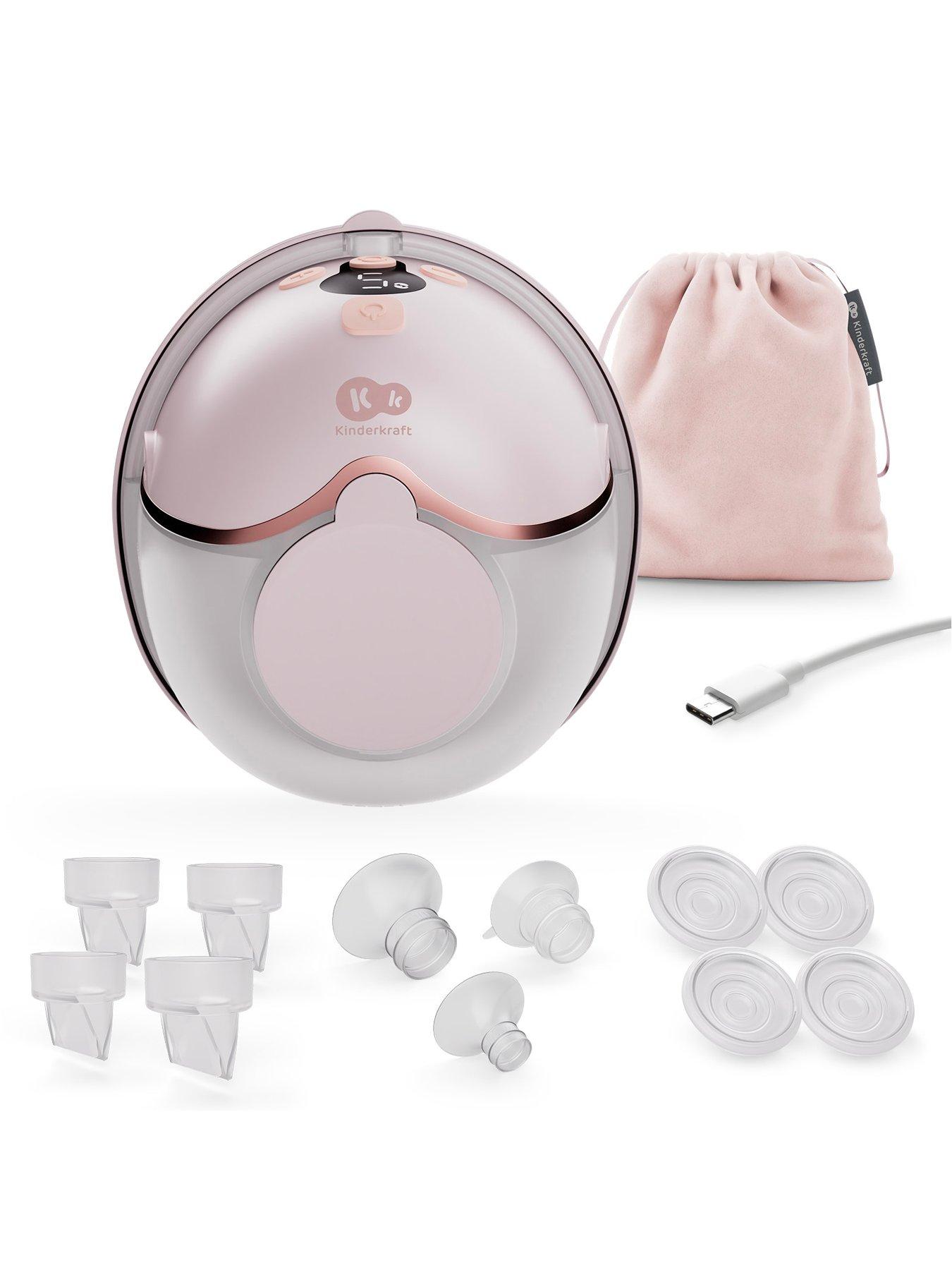 Image 1 of 8 of Kinderkraft MamaFlow single breast pump - Pink