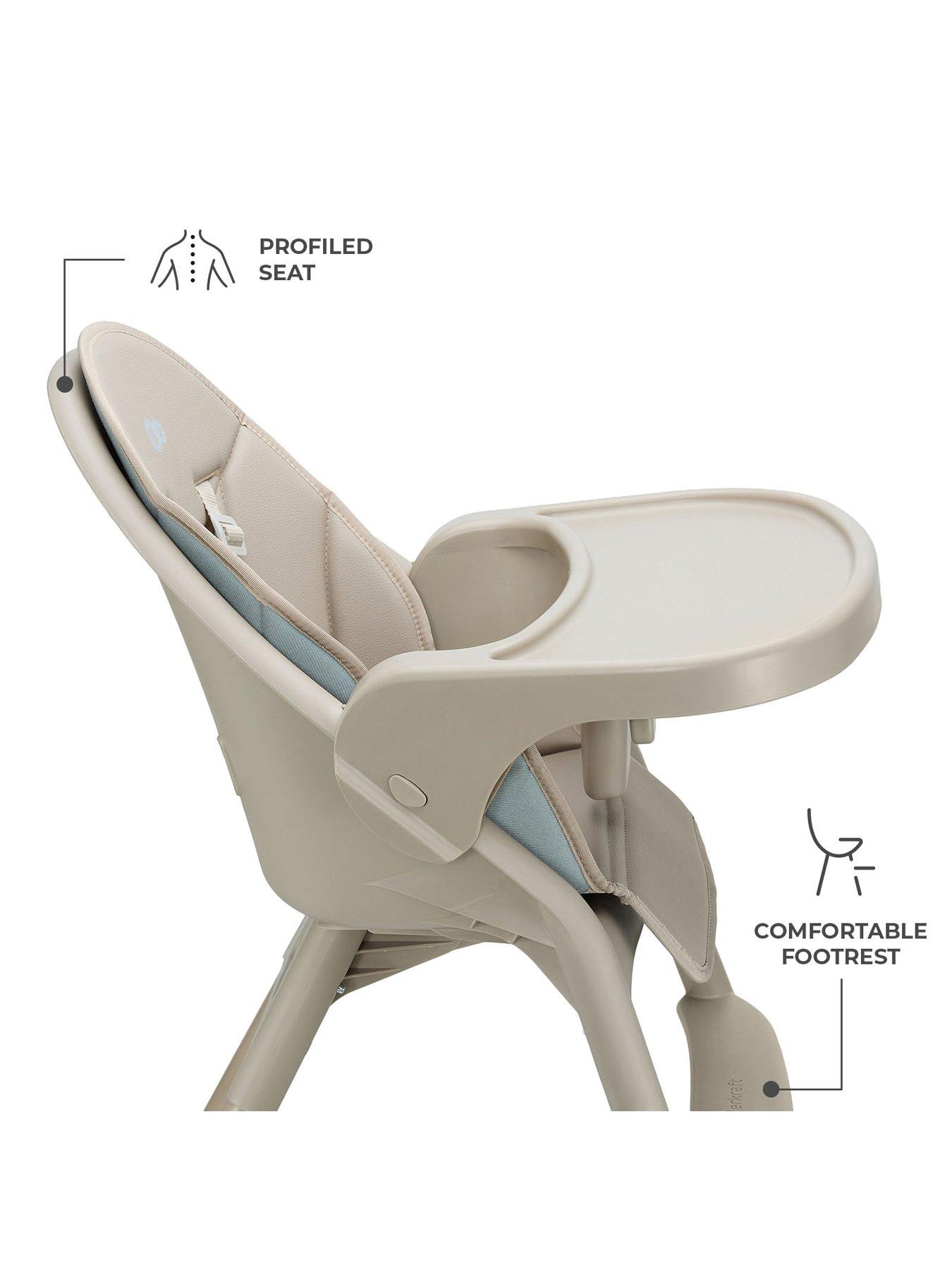 Image 3 of 8 of Kinderkraft Kinderkraft DINNLY 2-in-1 Highchair - beige