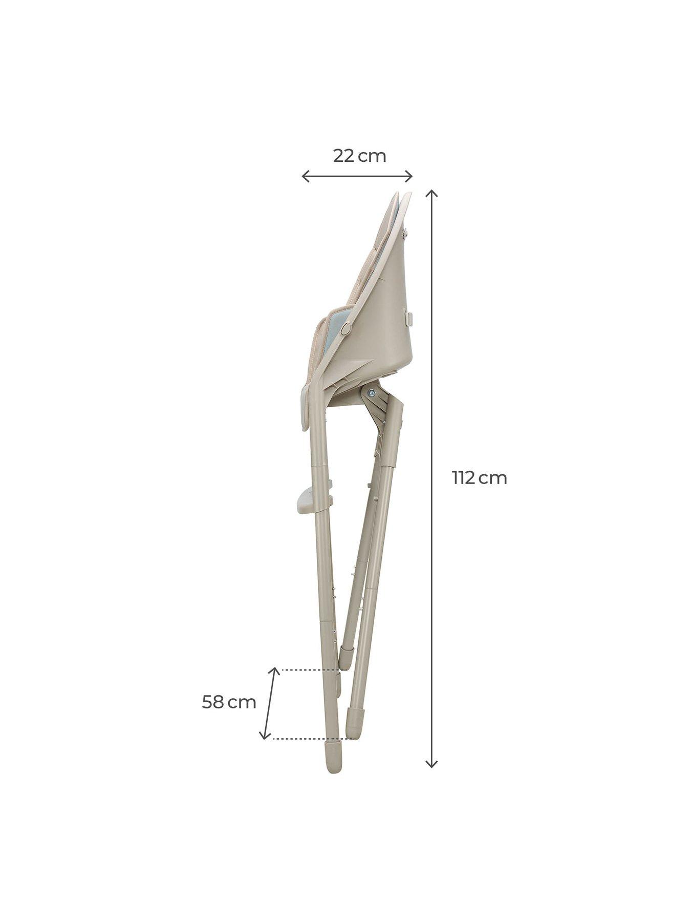 Image 7 of 8 of Kinderkraft Kinderkraft DINNLY 2-in-1 Highchair - beige