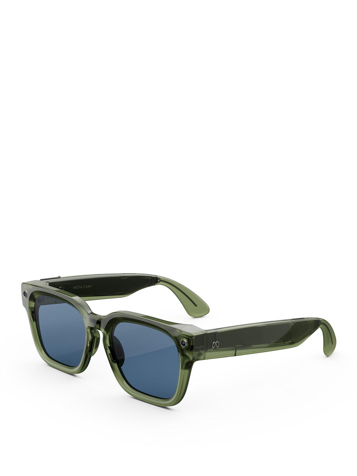 Meta Glasses Fury Racing Green, Light Blue Atlantic Lenses