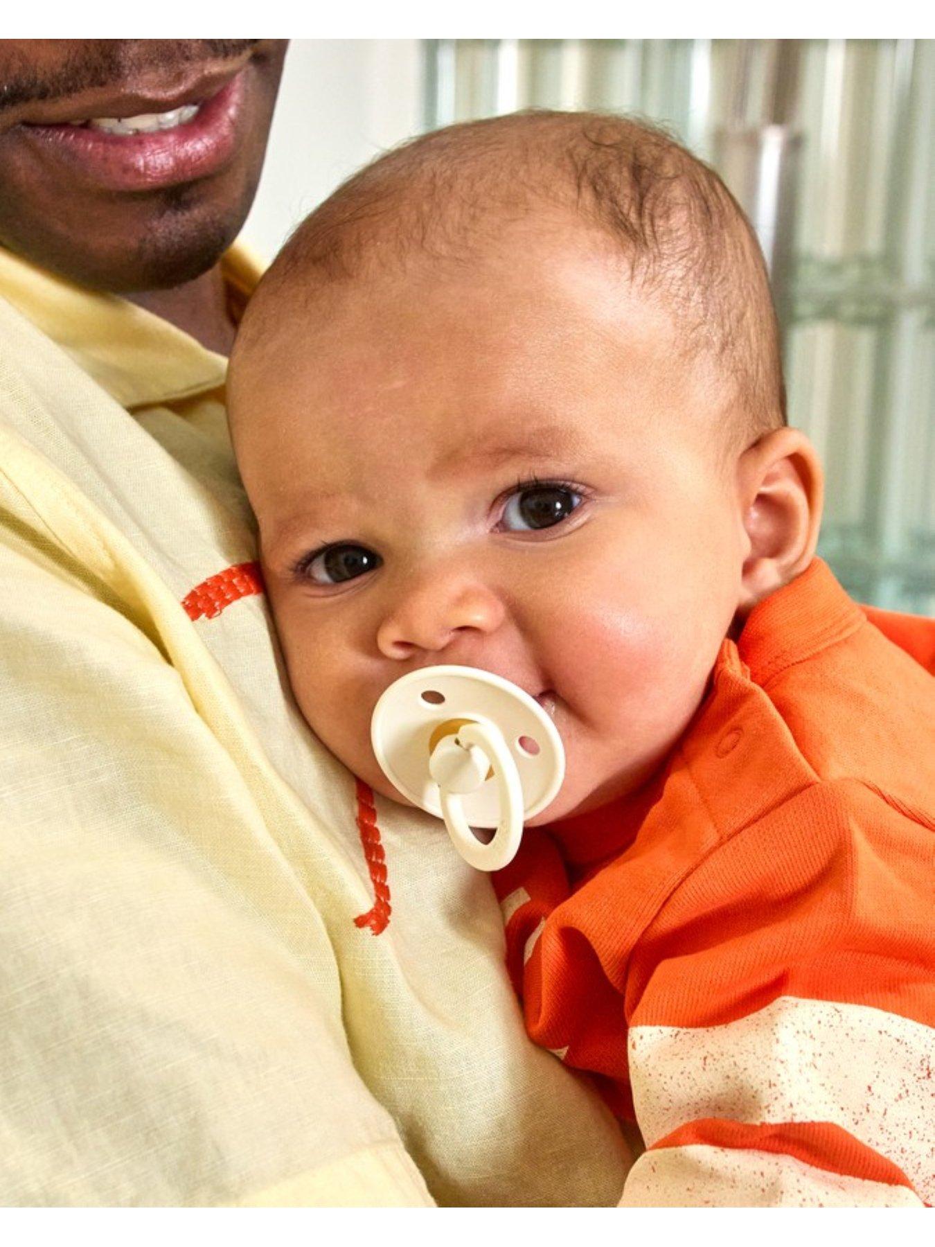 Image 4 of 5 of BIBS BIBS Pacifier Colour 4 PACK Latex Size 2 Ivory/Sand/Vanilla/Dark Oak