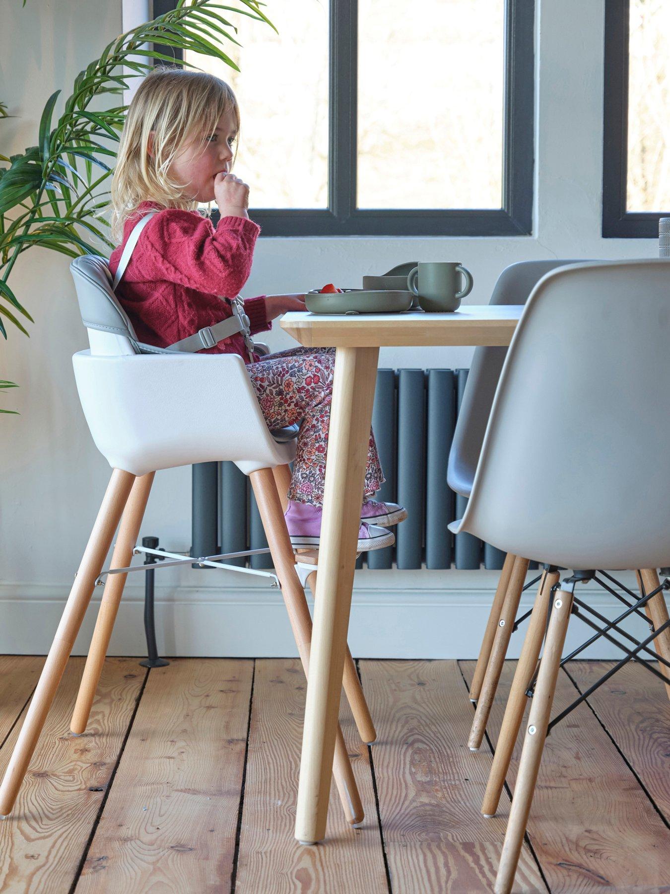 Image 5 of 8 of BabaBing! Bababing , Highchair , 4-in-1 Highchair & Toddler Chair , White/Grey