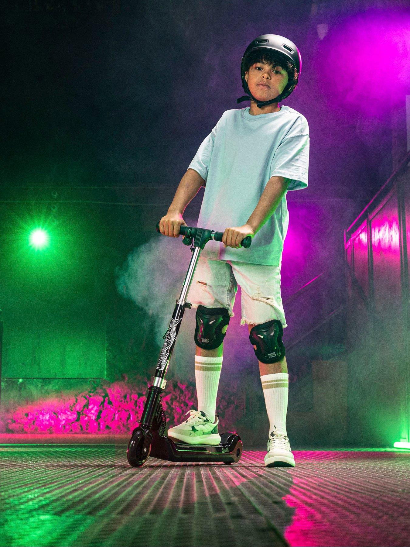 Image 1 of 7 of XOOTZ Elements Electric Folding Kids Scooter - Black