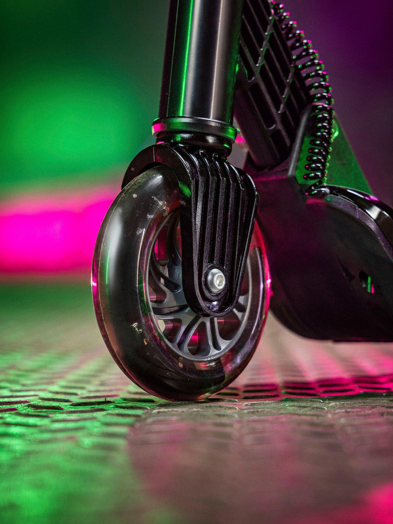 Image 3 of 7 of XOOTZ Elements Electric Folding Kids Scooter - Black