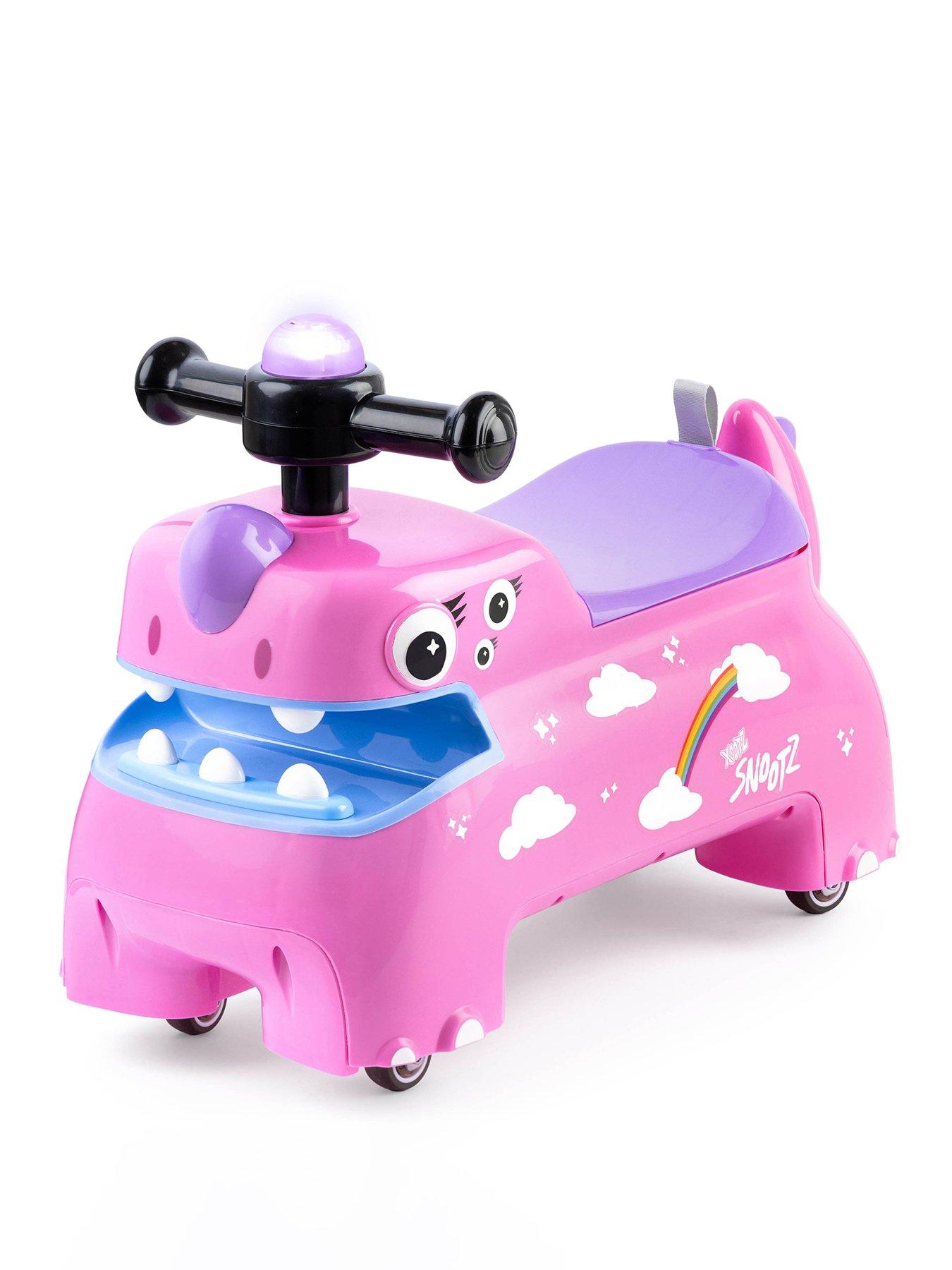 Image 2 of 7 of XOOTZ Snootz Snuggle Snort Foot To Floor Ride-On - Pink